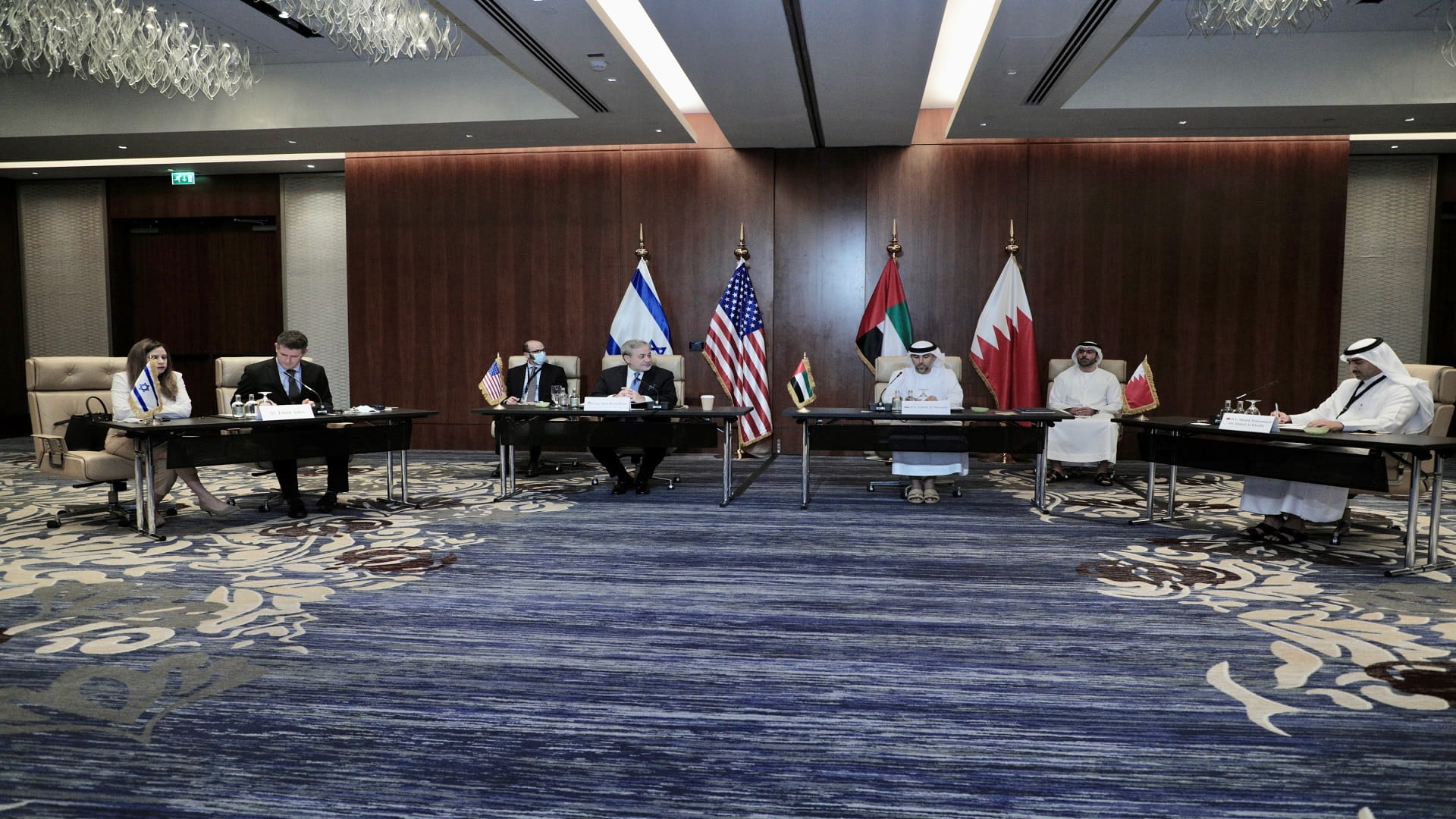 Image for the title: UAE hosts intl dialogue, supports regional energy connectivity 