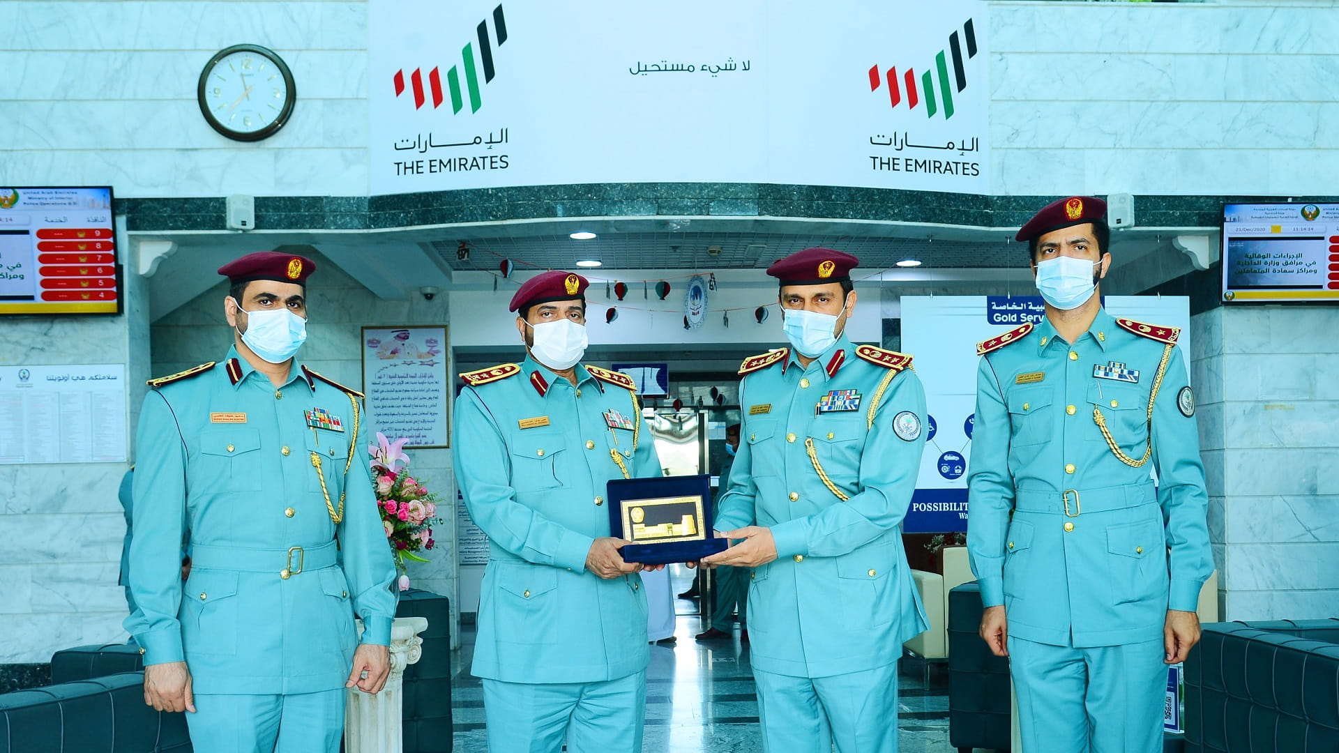 Image for the title: SP receives a delegation from Ajman Police General Command 