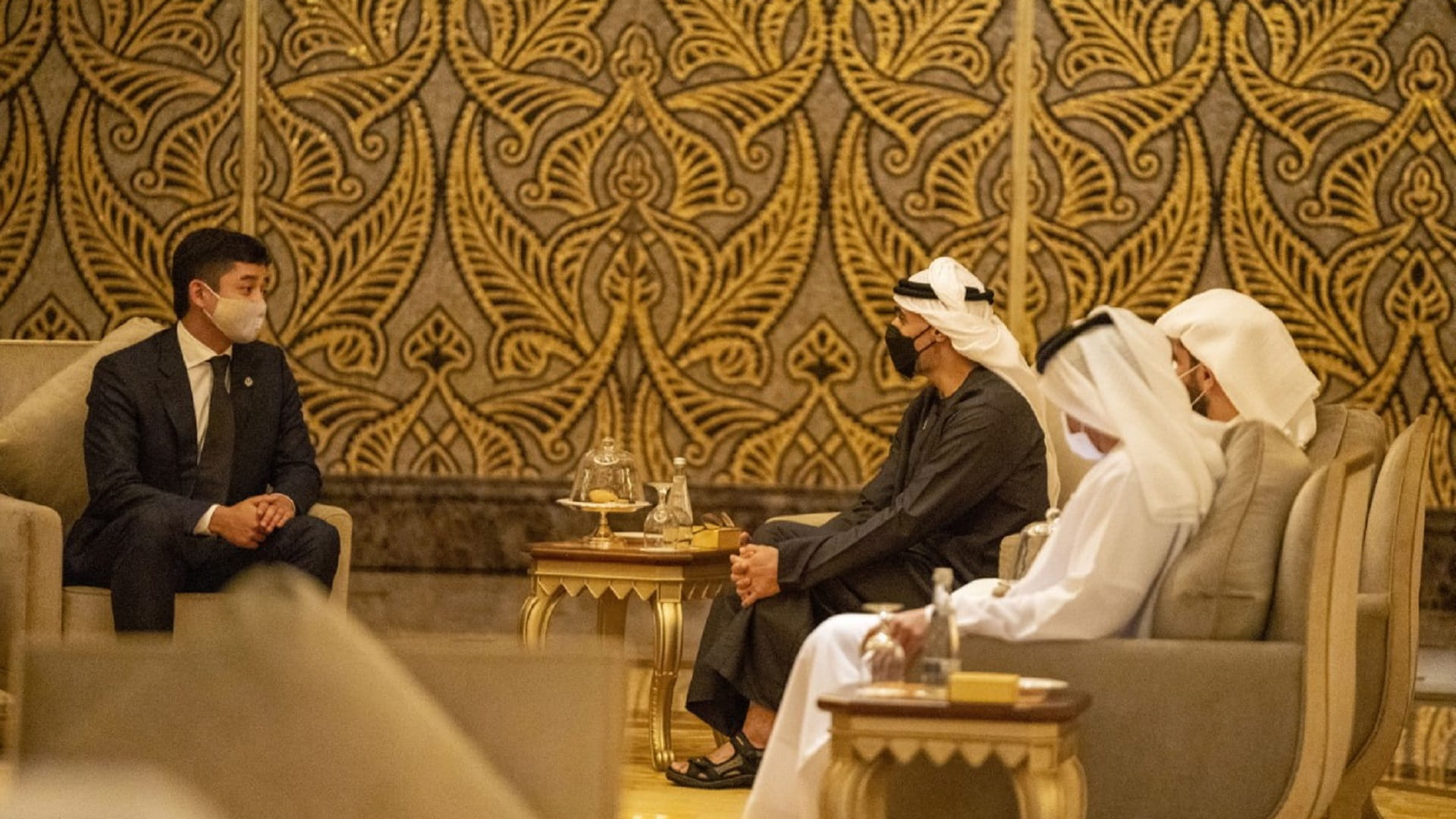 Image for the title: Khaled bin Mohamed bin Zayed receives Regent of Pahang 