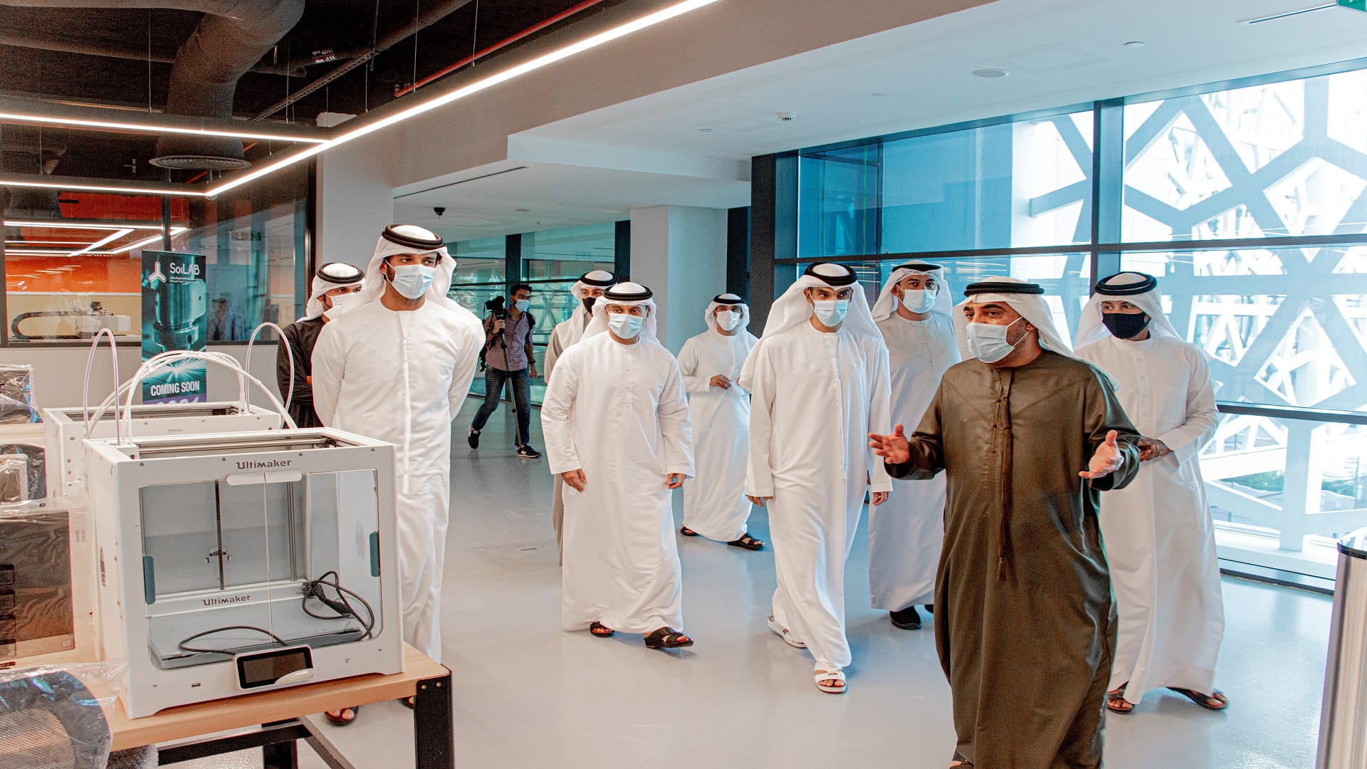 Image for the title: Ministerial delegation visits SRTI Park 