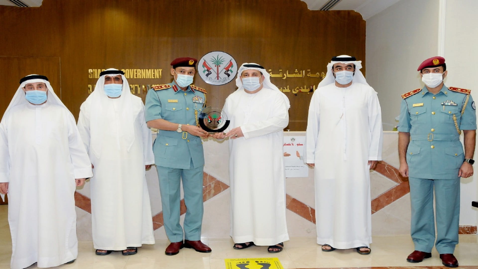 Image for the title: Eastern Region Police holds a meeting with Dibba Al Hisn Council 