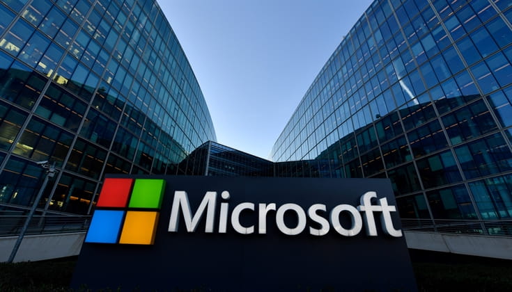 Image for the title: Microsoft rides cloud to higher earnings 