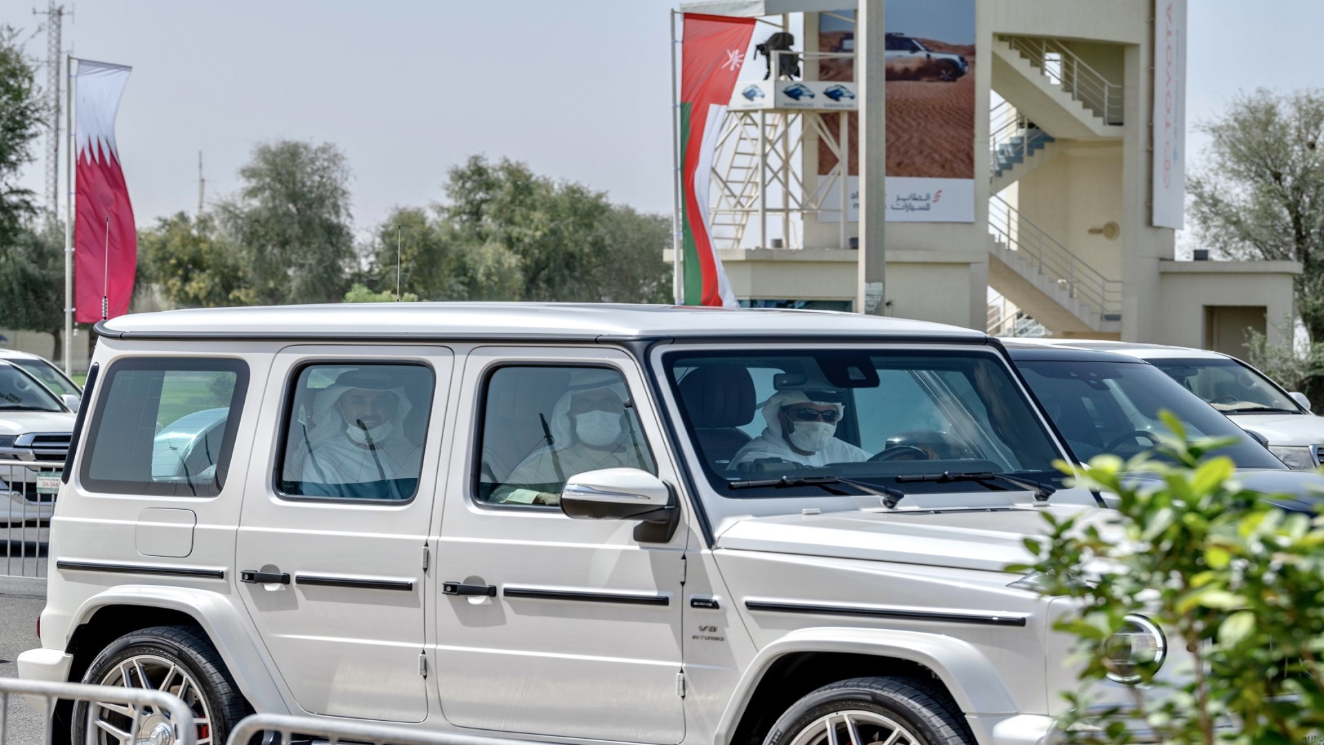 Image for the title: Mohammed bin Rashid attends Al Marmoom Camel Race Festival 