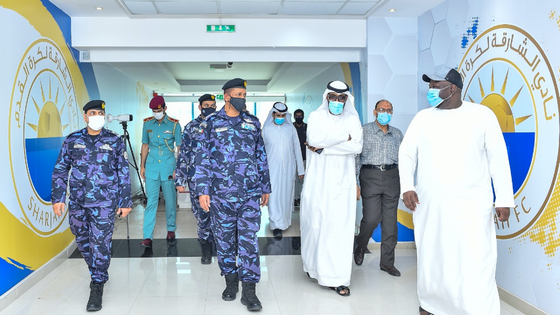 Image for the title: Security Committee inspects Sharjah Club, delegations' residence 