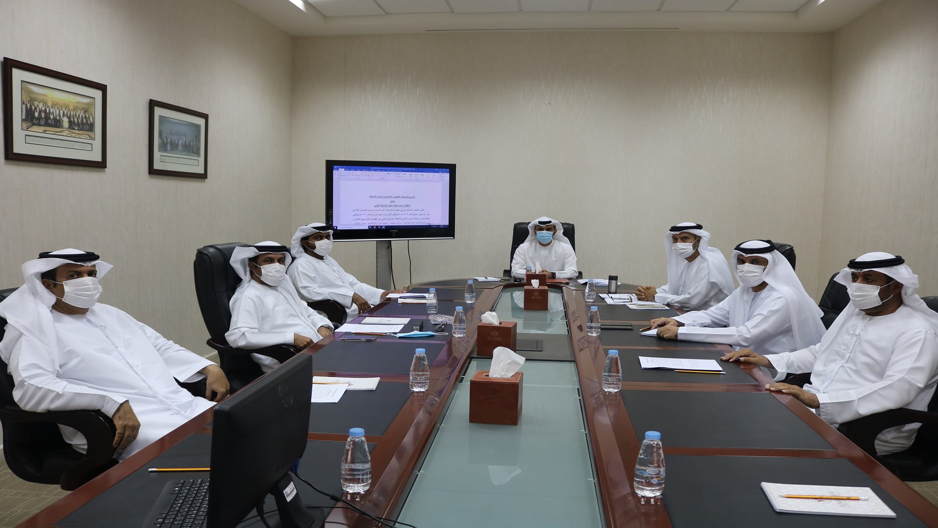 Image for the title: SCC Committee prepares recommendations for Sharjah Airport 