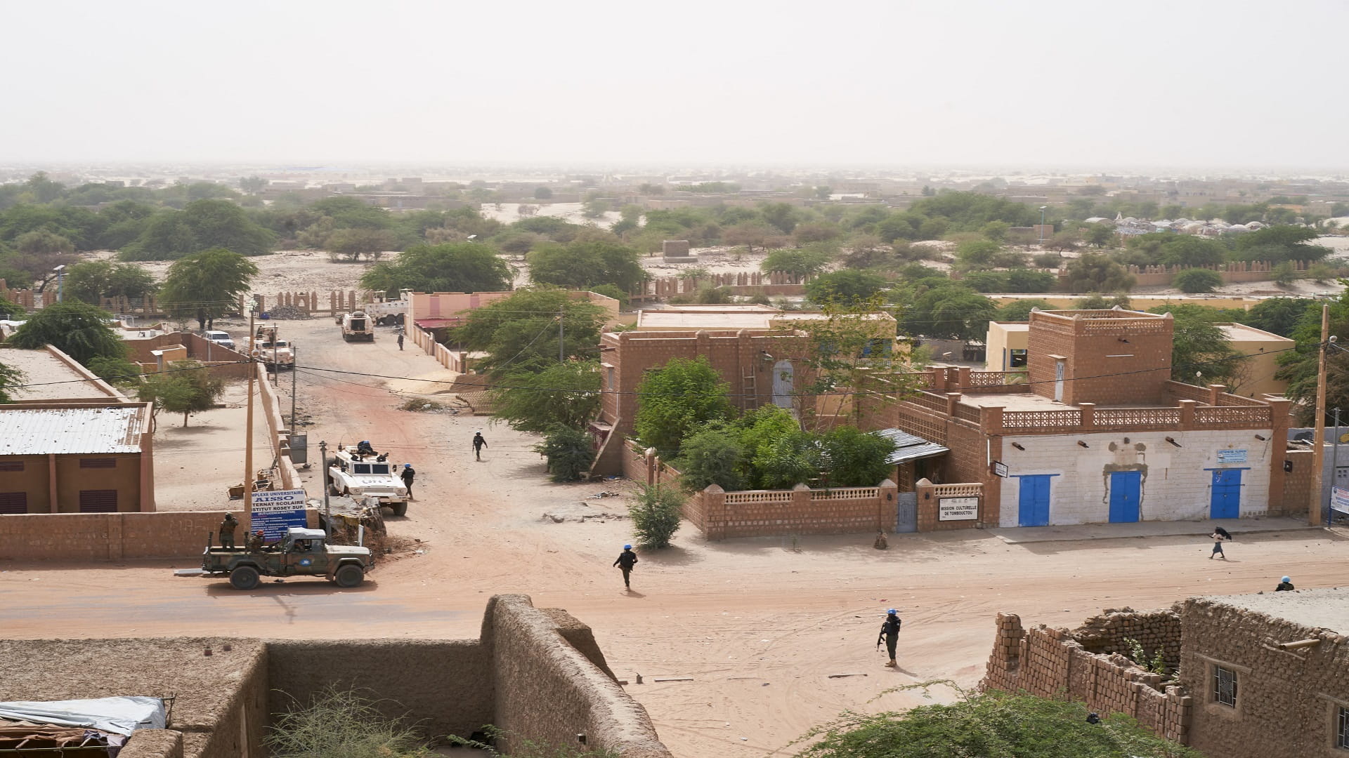 Image for the title: U.N. says four peacekeepers killed in north Mali attack 