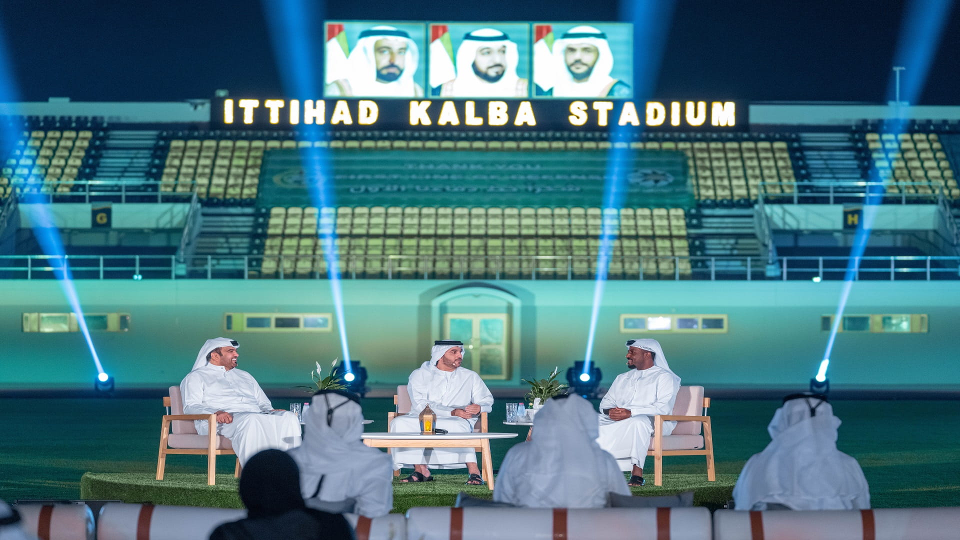 Image for the title: Sharjah Ramadan Majlis session cheers for UAE Football 