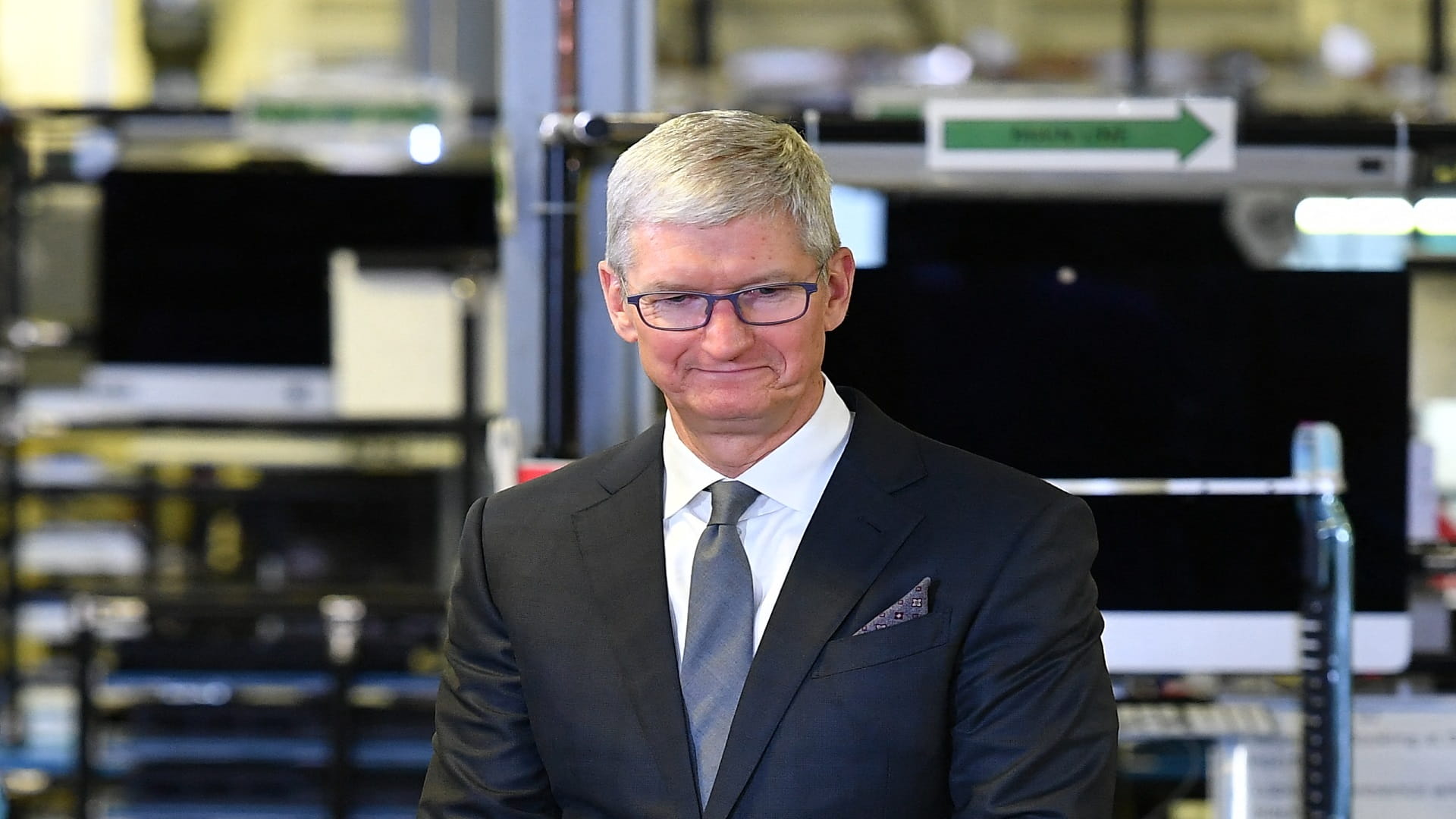 Image for the title: Apple chief Tim Cook talks of autonomous cars 