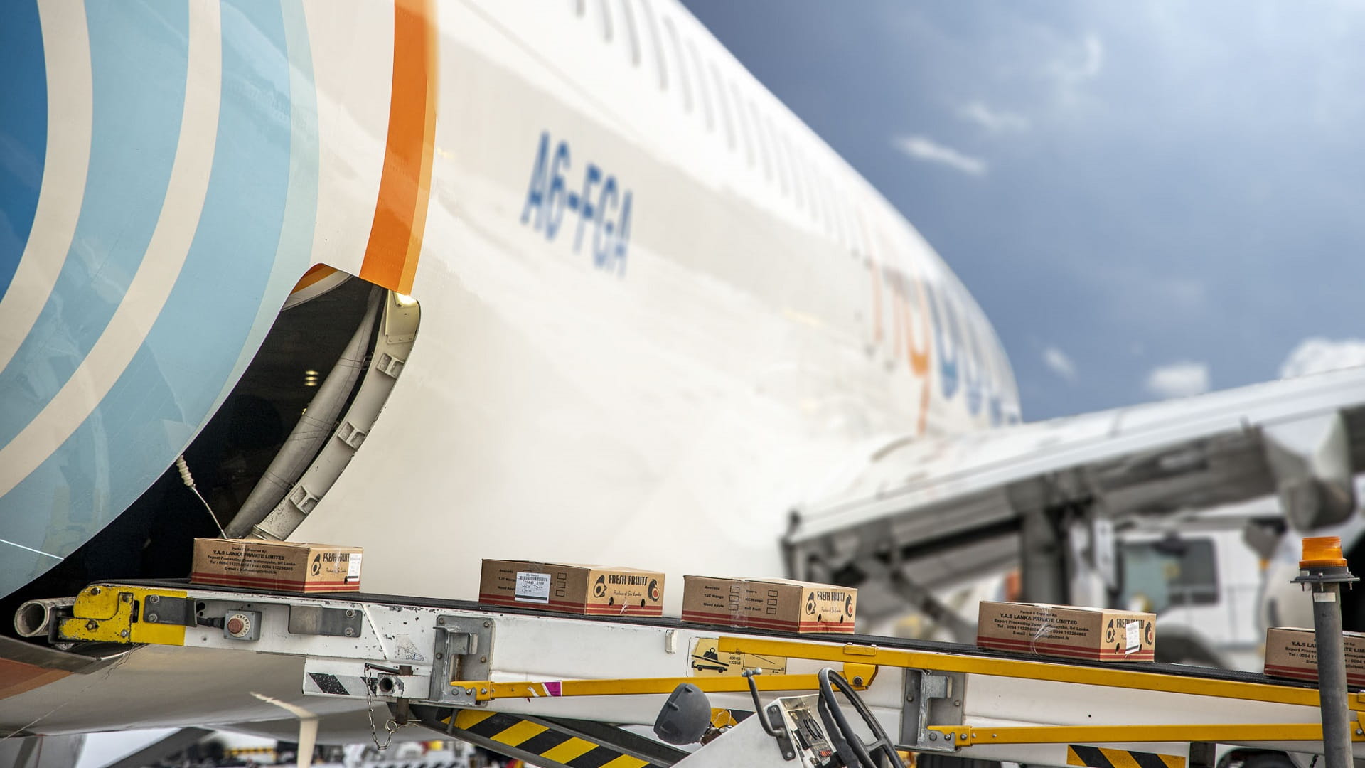 Image for the title: flydubai Cargo receives approval to transport dangerous goods 