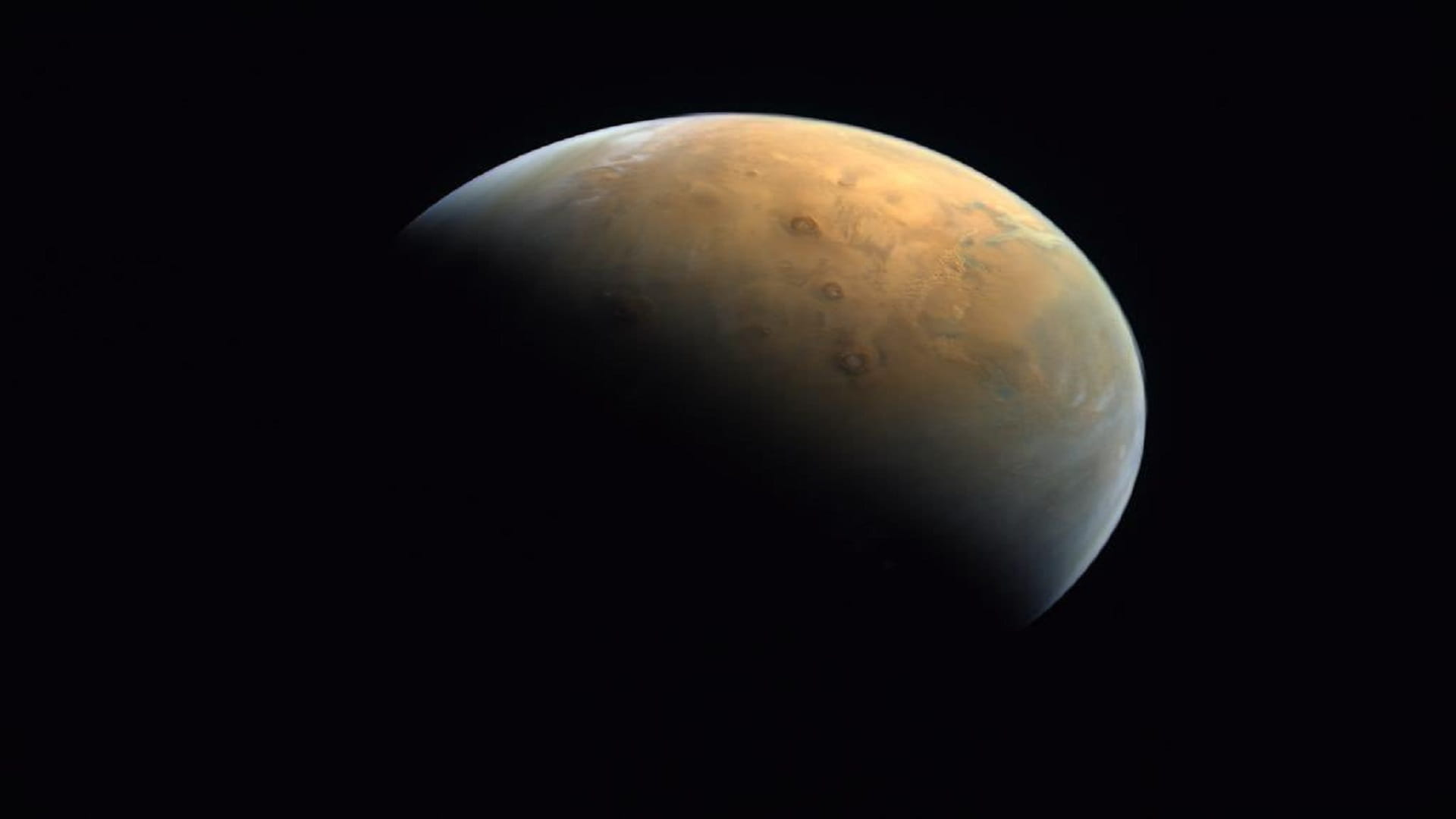 Image for the title: UAE receives Hope Probe’s first image of Mars 