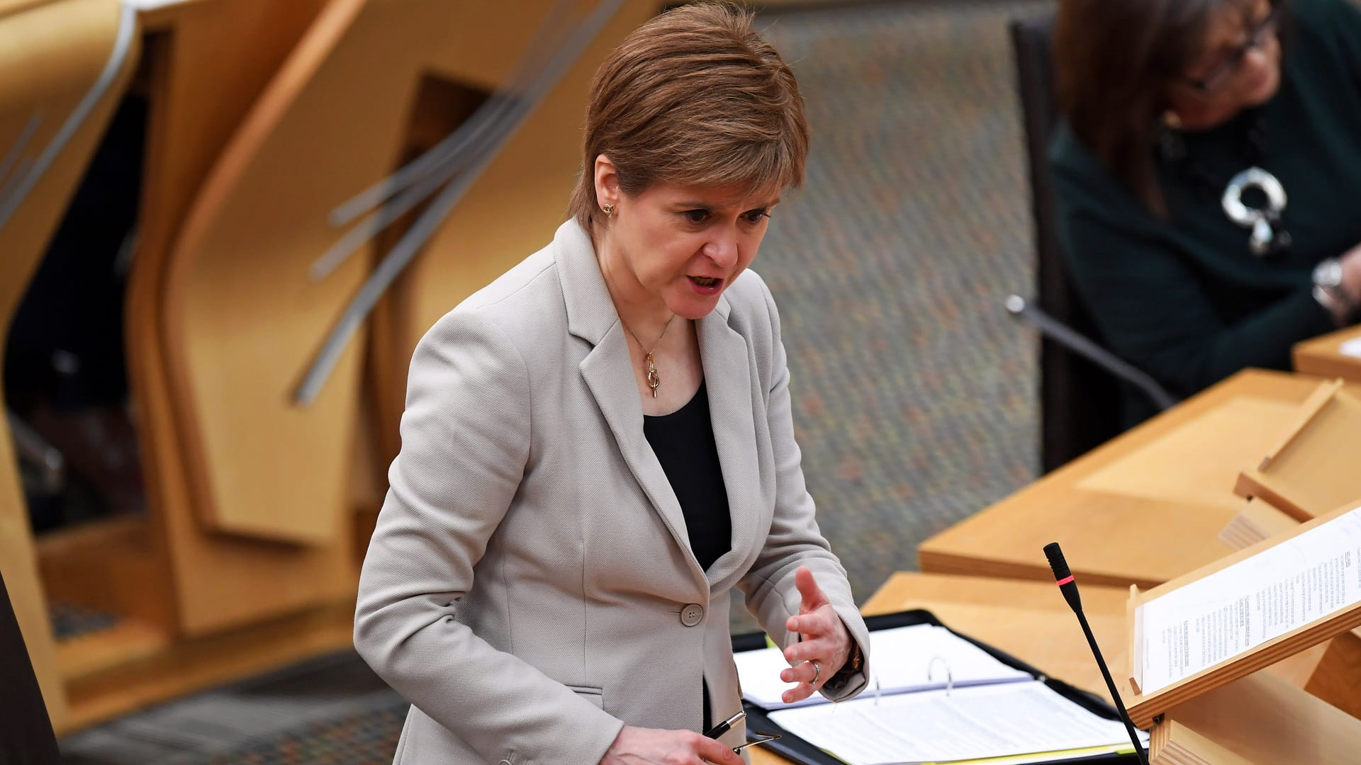 Image for the title: Scotland may look to ease lockdown in early March: Sturgeon 