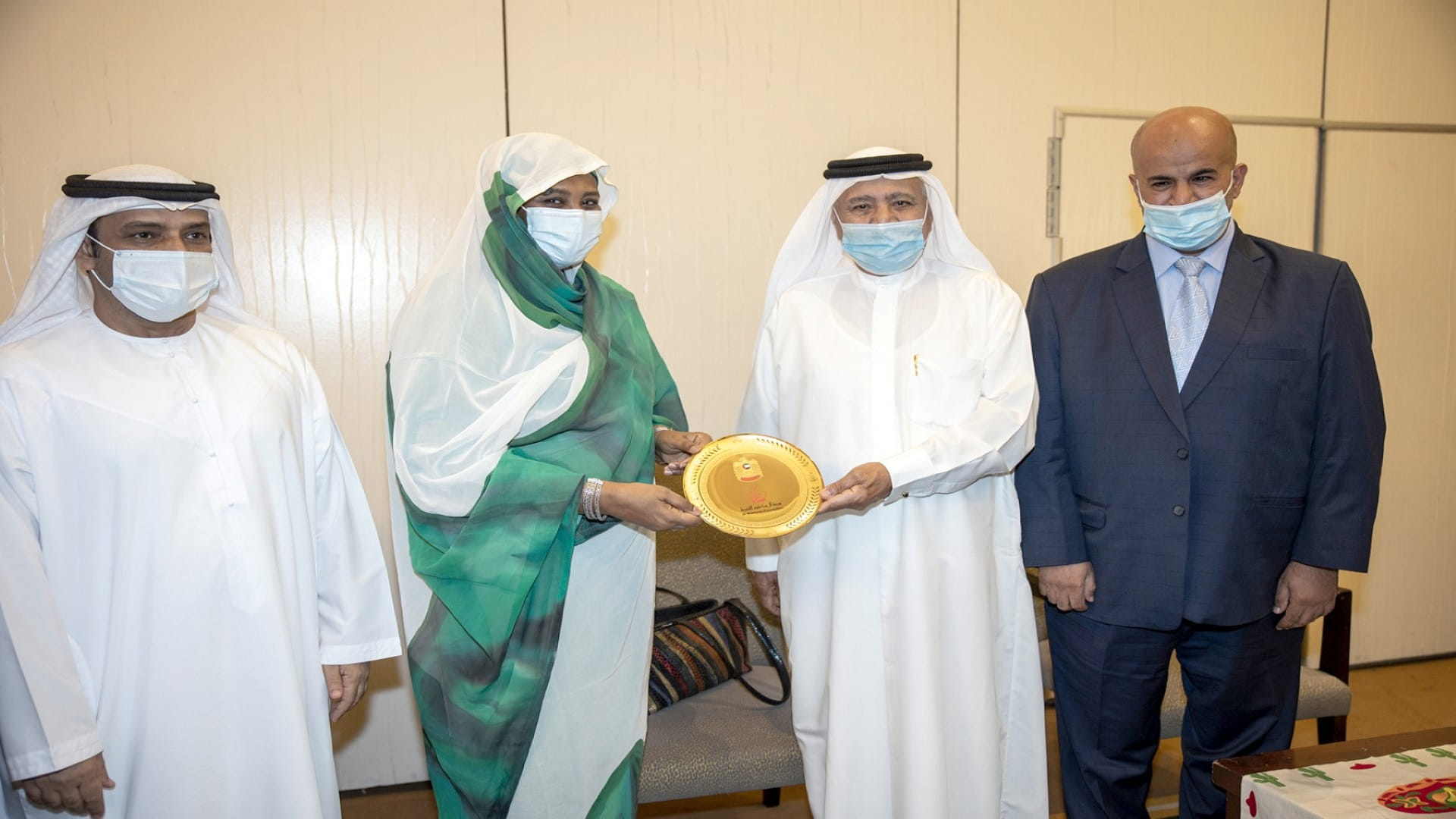 Image for the title: Sudanese Minister of Foreign Affairs lauds cooperation with UAE 