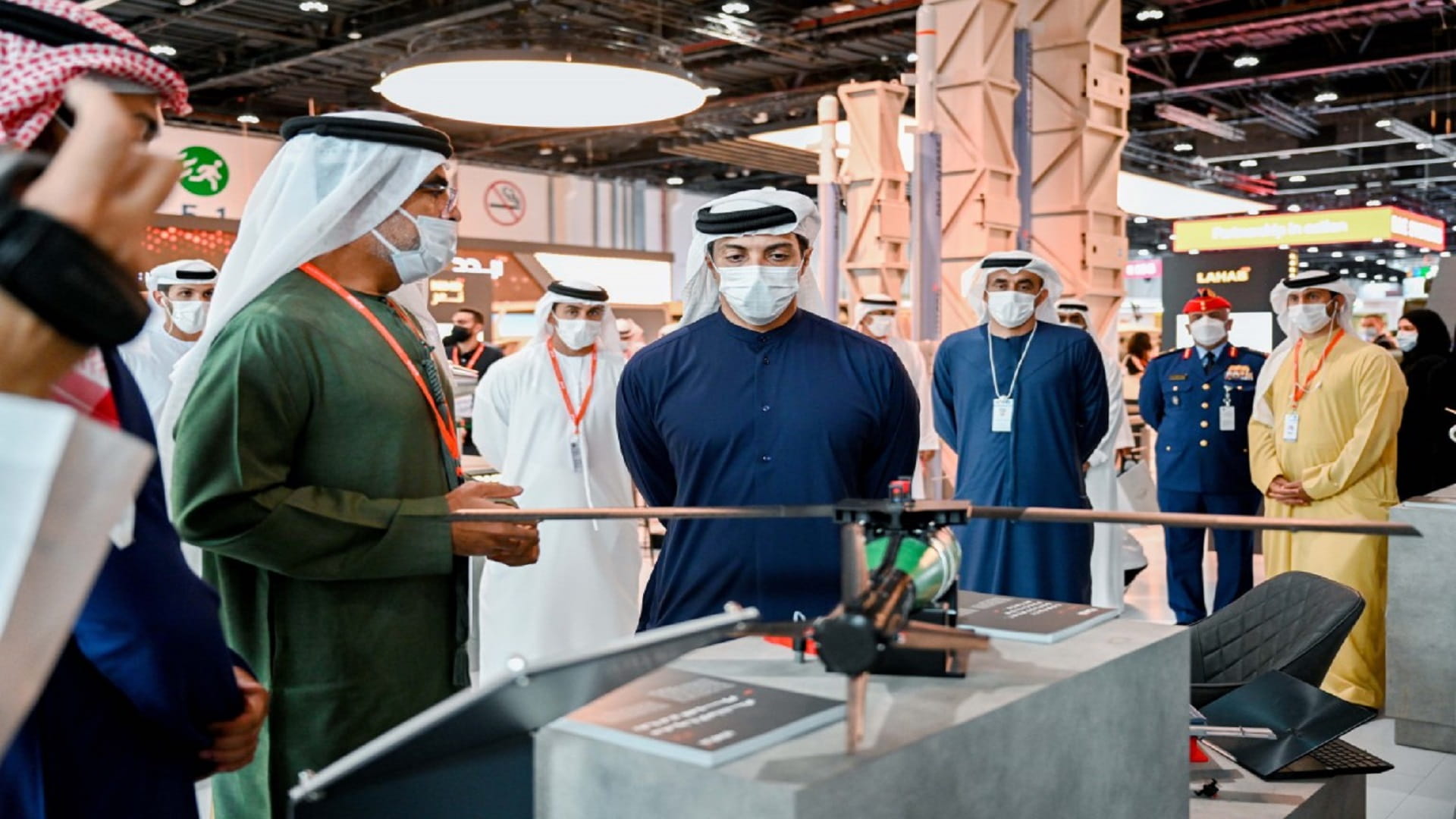 Image for the title: Mansour bin Zayed visits pavilions of IDEX 2021 