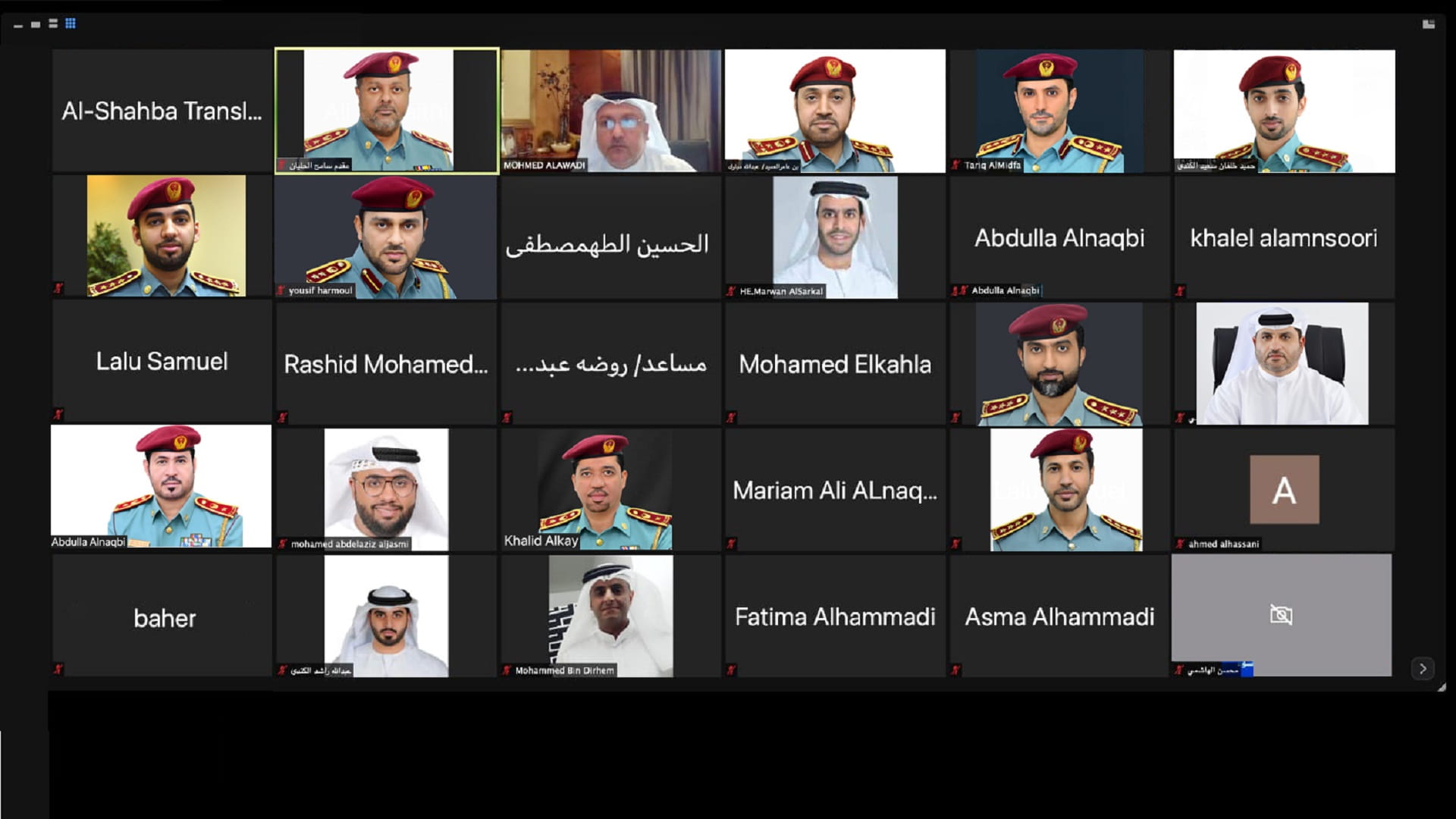 صورة بعنوان: شرطة الشارقة تنظم مختبر الابتكار لرجال الأعمال 