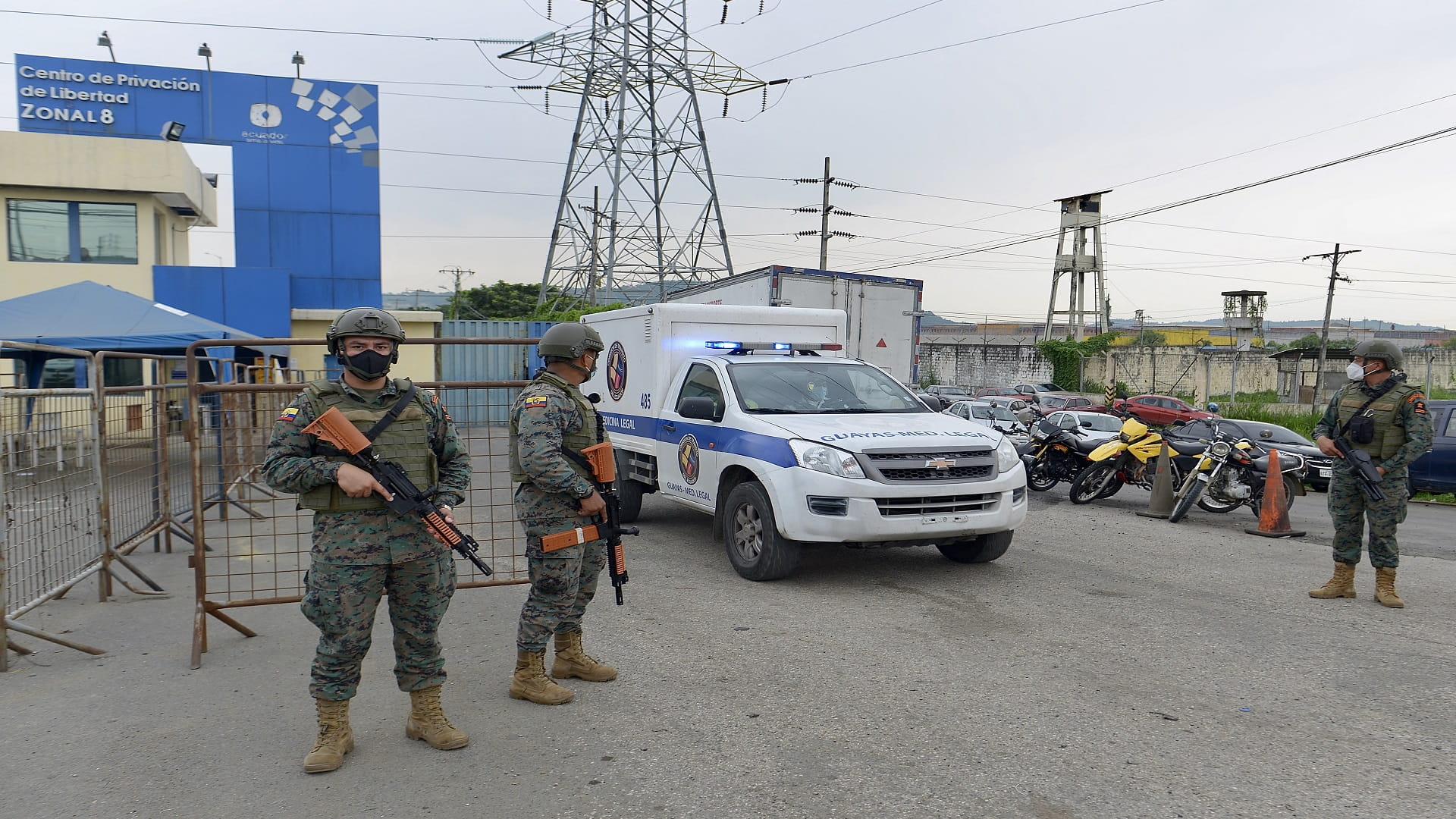 Image for the title: At least 75 inmates dead in Ecuador prison riots 