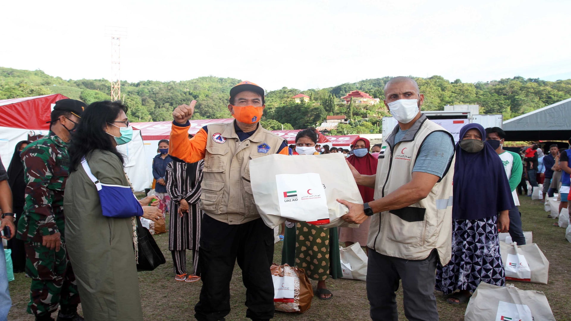 Image for the title: ERC continues relief operations in quake-hit areas of Indonesia 