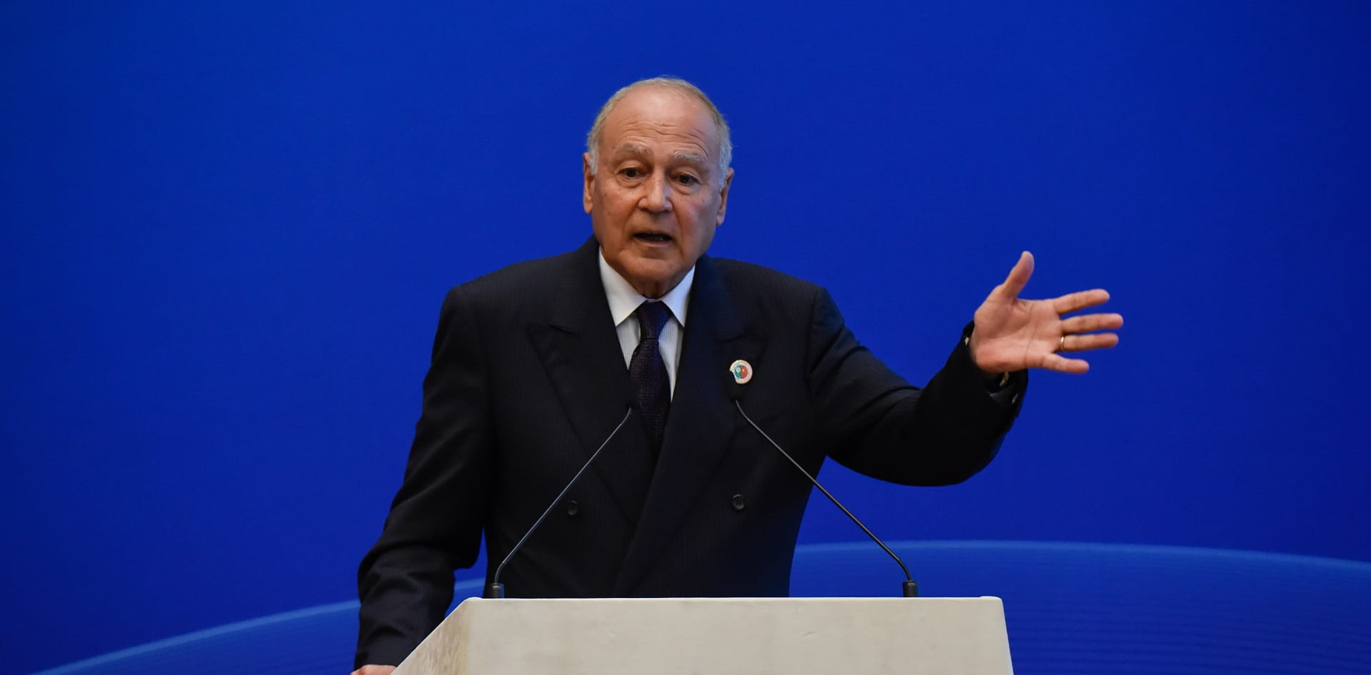 Image for the title: Aboul Gheit thanks UAE for supporting Human Fraternity Document 