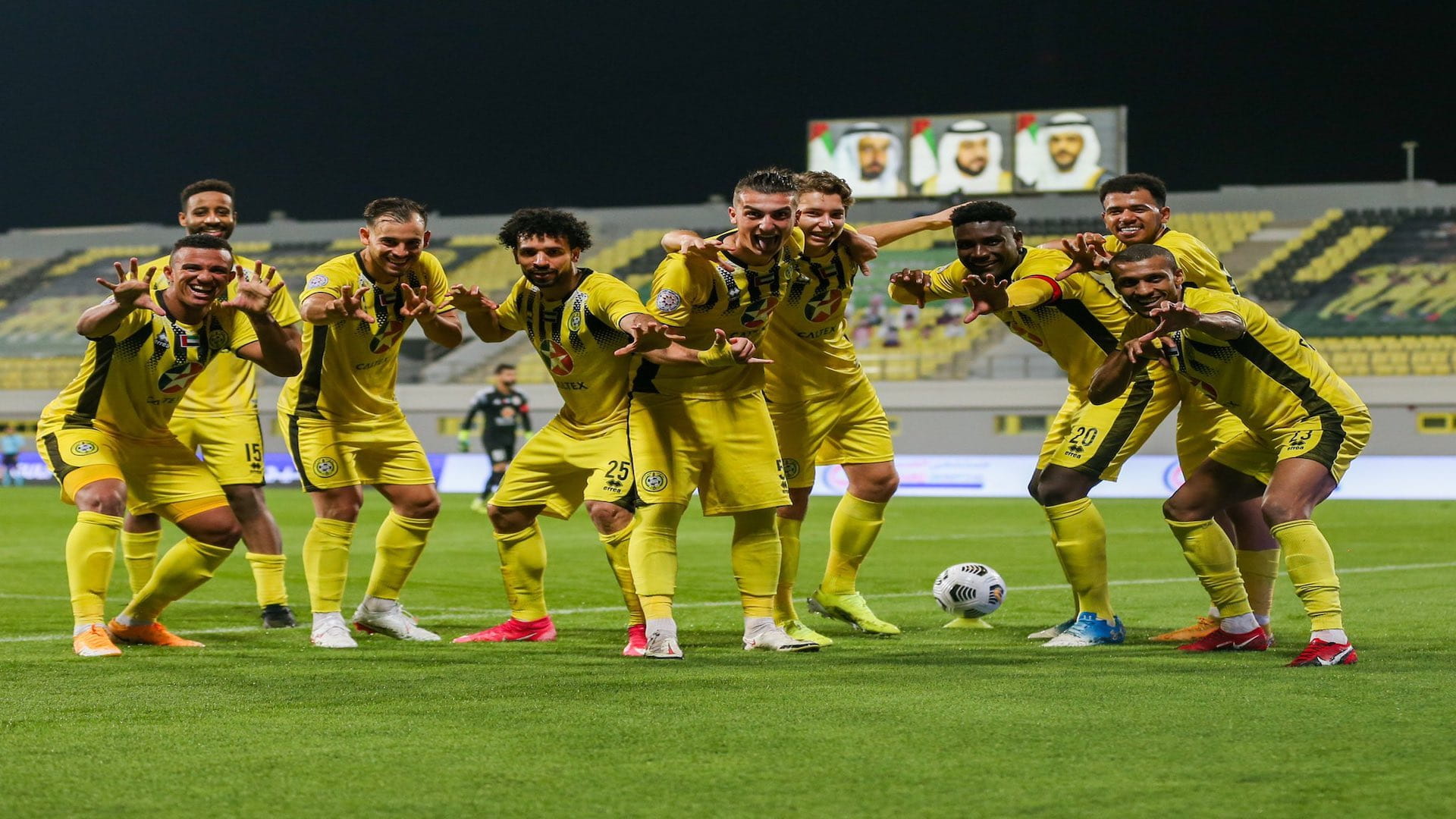 صورة بعنوان: اتحاد كلباء يعود للانتصارات بدوري الخليج العربي من بوابة عجمان 