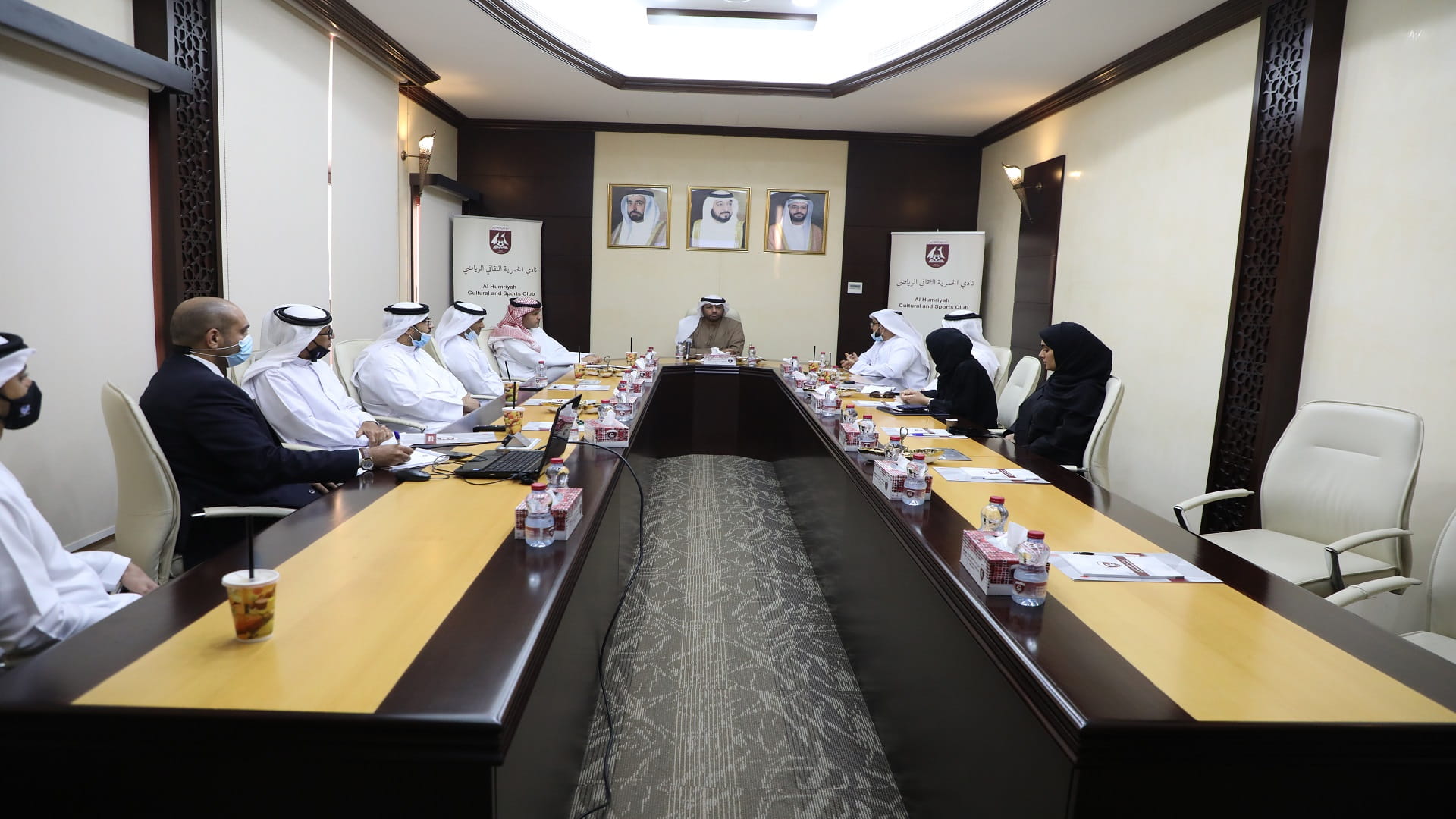 Image for the title: Al Hamriyah club, SSC discuss maintenance works 