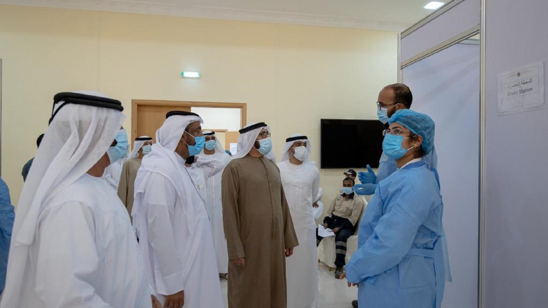 Image for the title: Al Bustan Council provides Coronavirus vaccine 