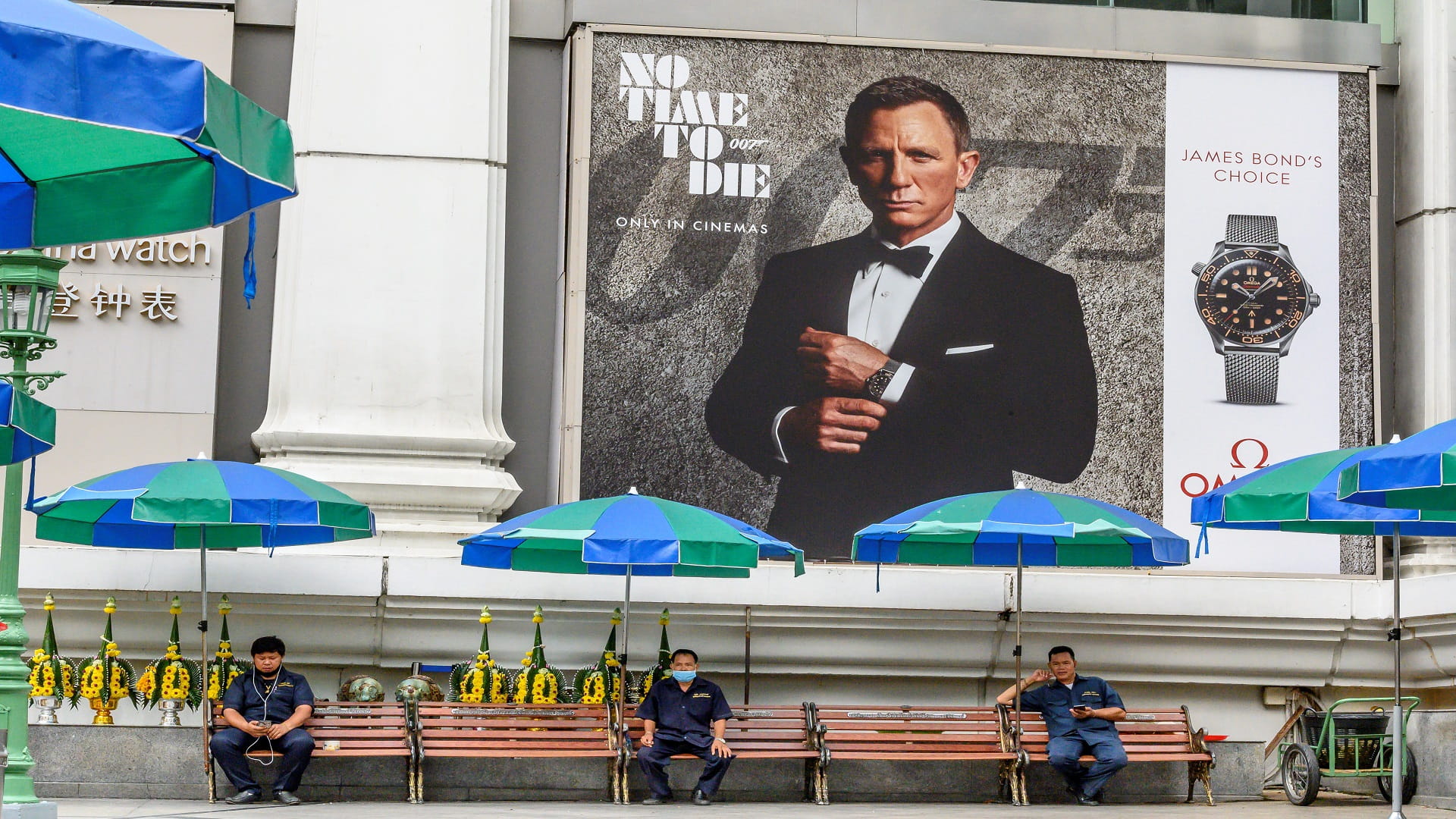 Image for the title: James Bond movie 'No Time to Die' delayed again amid pandemic 