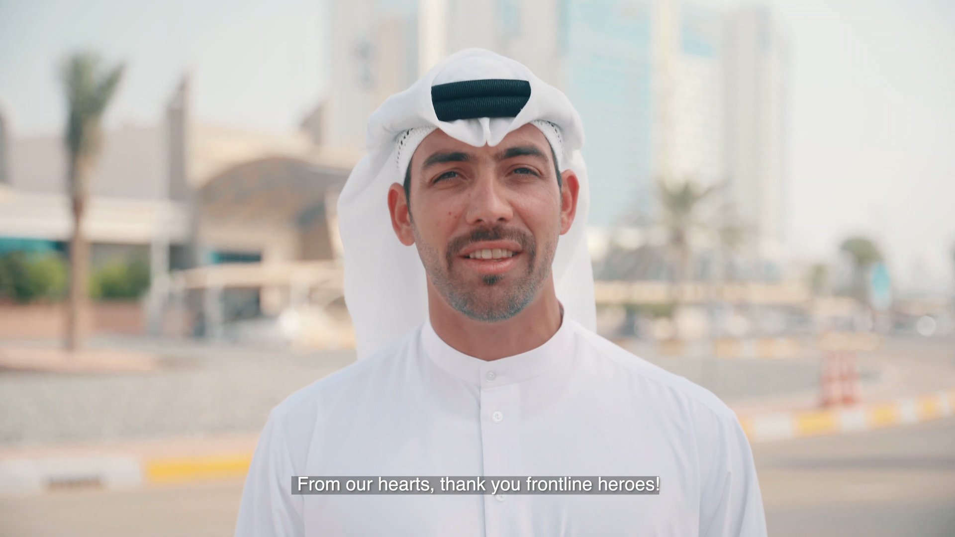 Image for the title: FHO invites people to thank frontline heroes on social media 