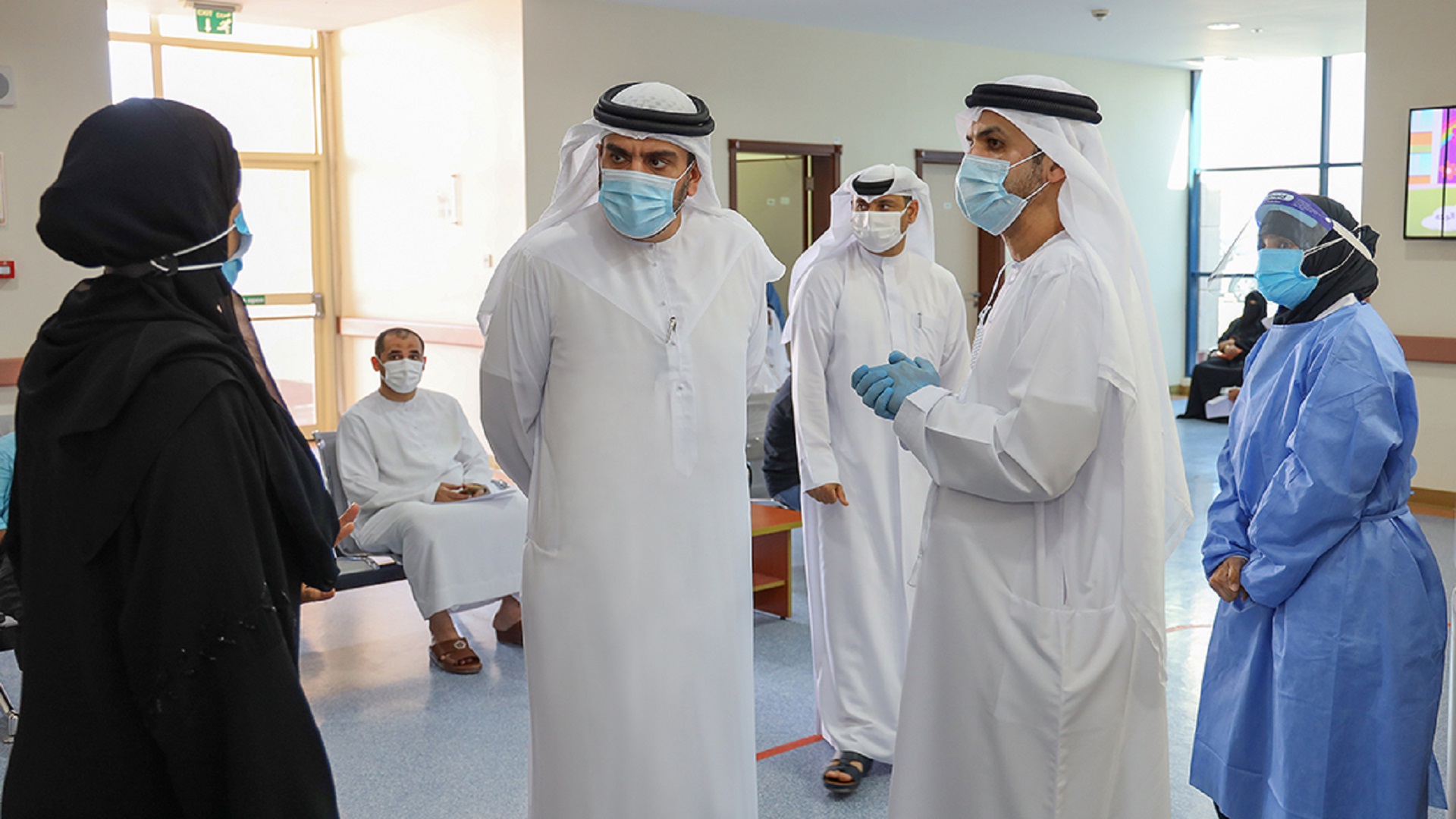 Image for the title: MoHAP Undersecretary tours PMC, Dibba Al Hisn HCC, DHC 