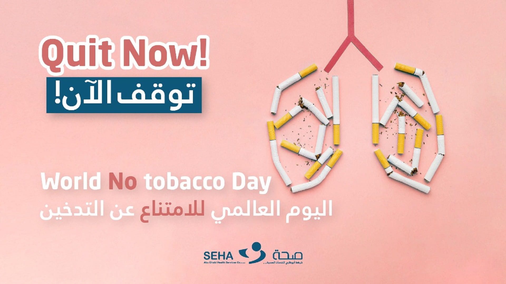 Image for the title: SEHA's smoking programme helps over 4,300 people quit smoking 