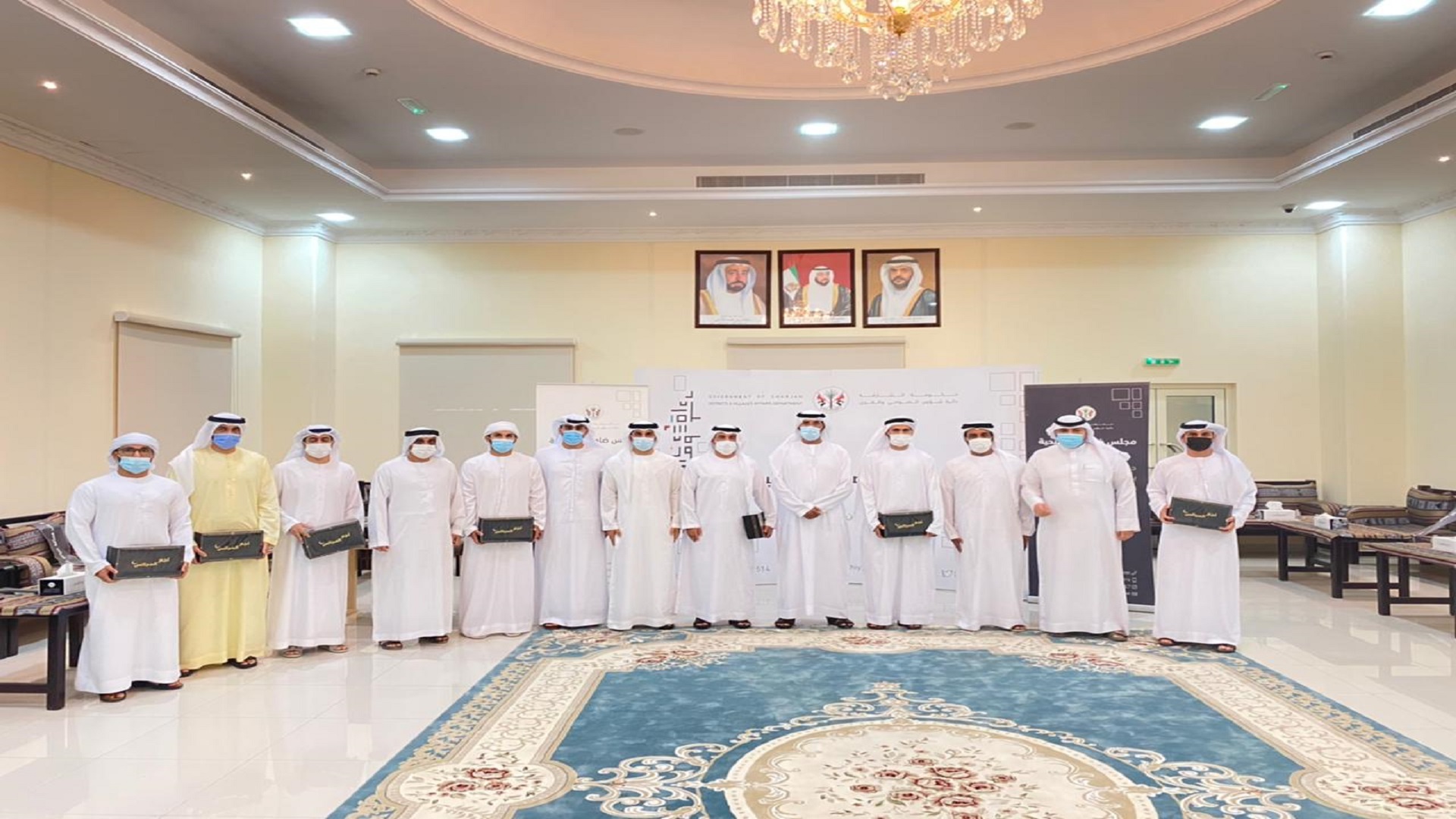 Image for the title: Al Subaihiya Council honours 11 families from Khorfakkan 