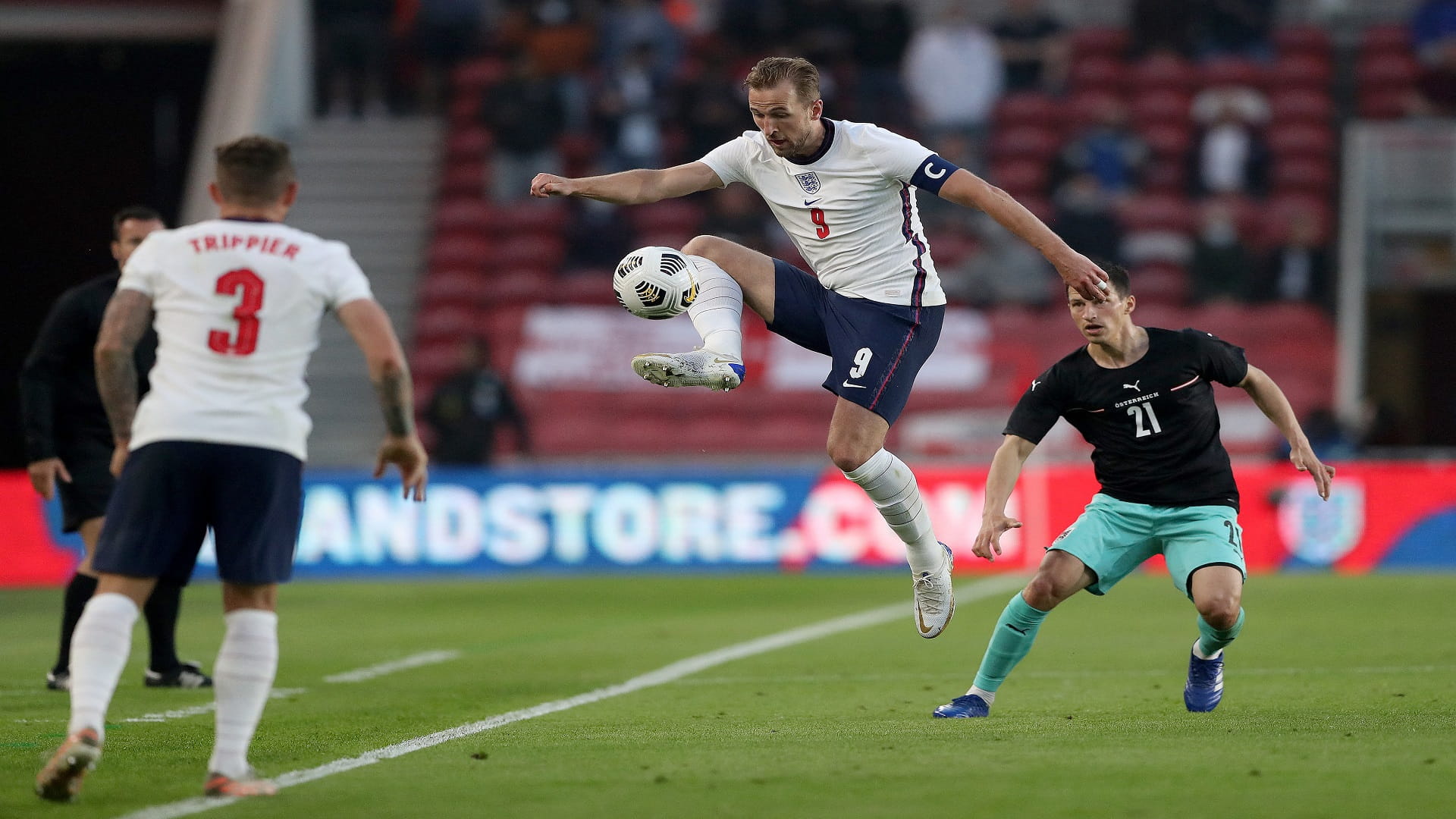 صورة بعنوان: المنتخب الإنجليزي يتخطى النمسا ودياً استعداداً لبطولة يورو 2020  