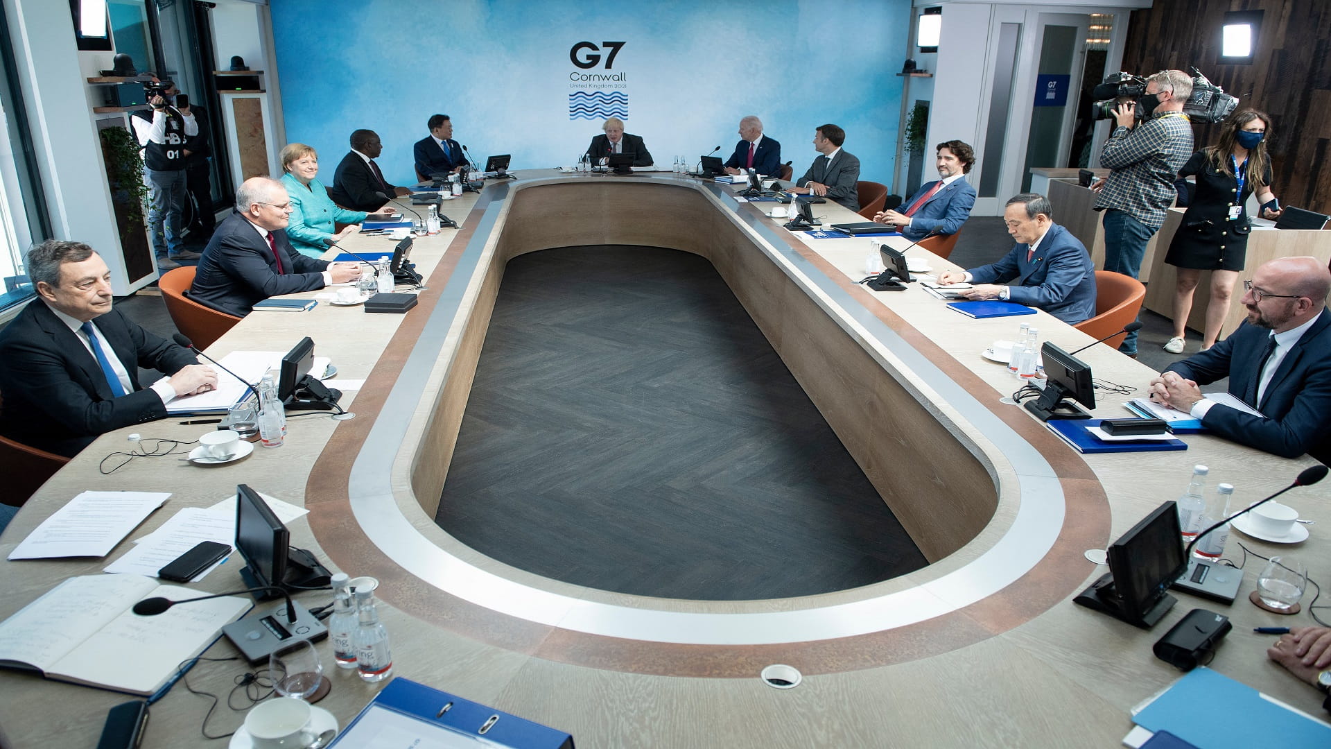 Image for the title: G7 to agree climate, conservation targets as summit ends 