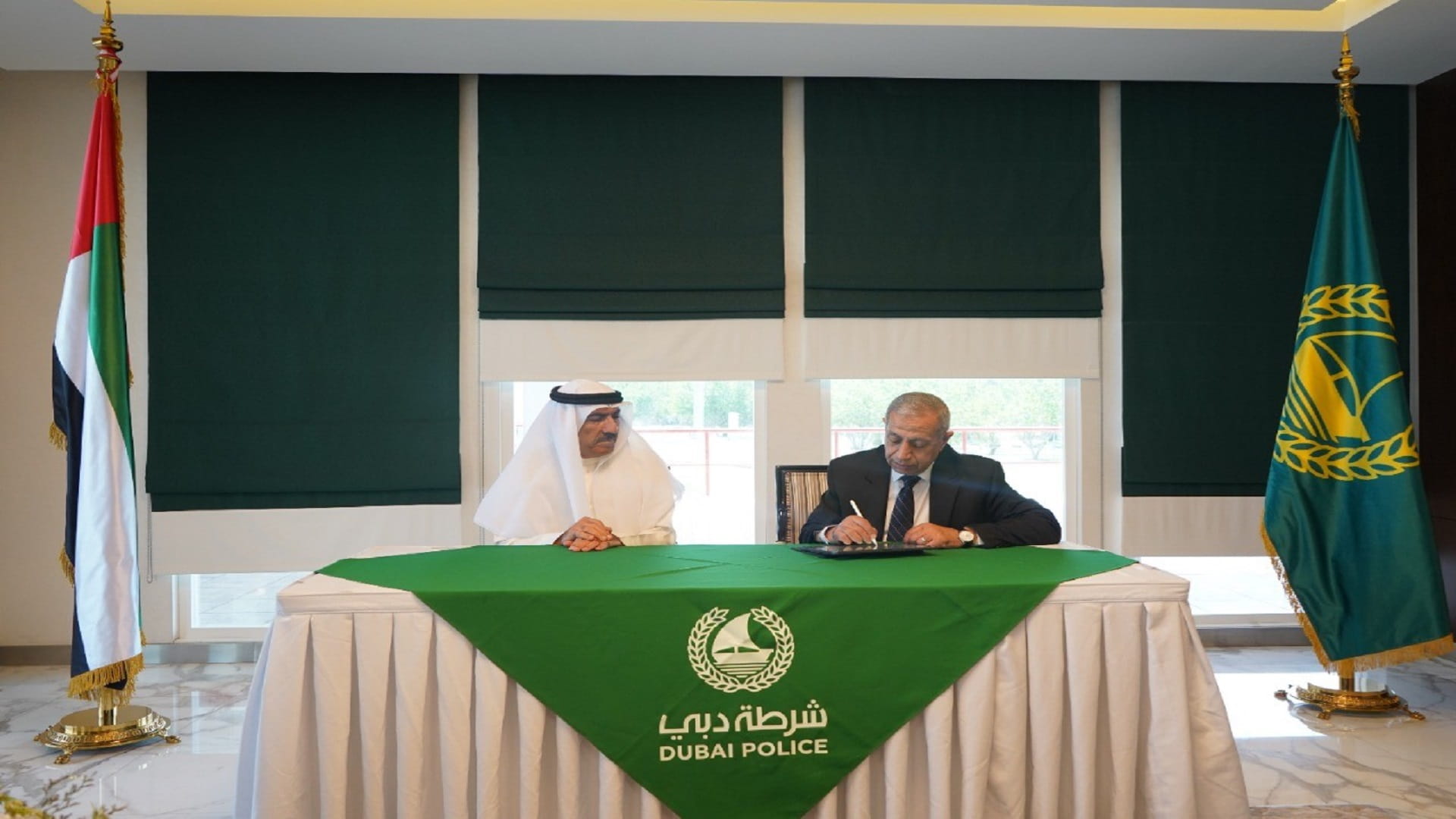 Image for the title: AASTS signs MoU with Dubai Police for cooperation 