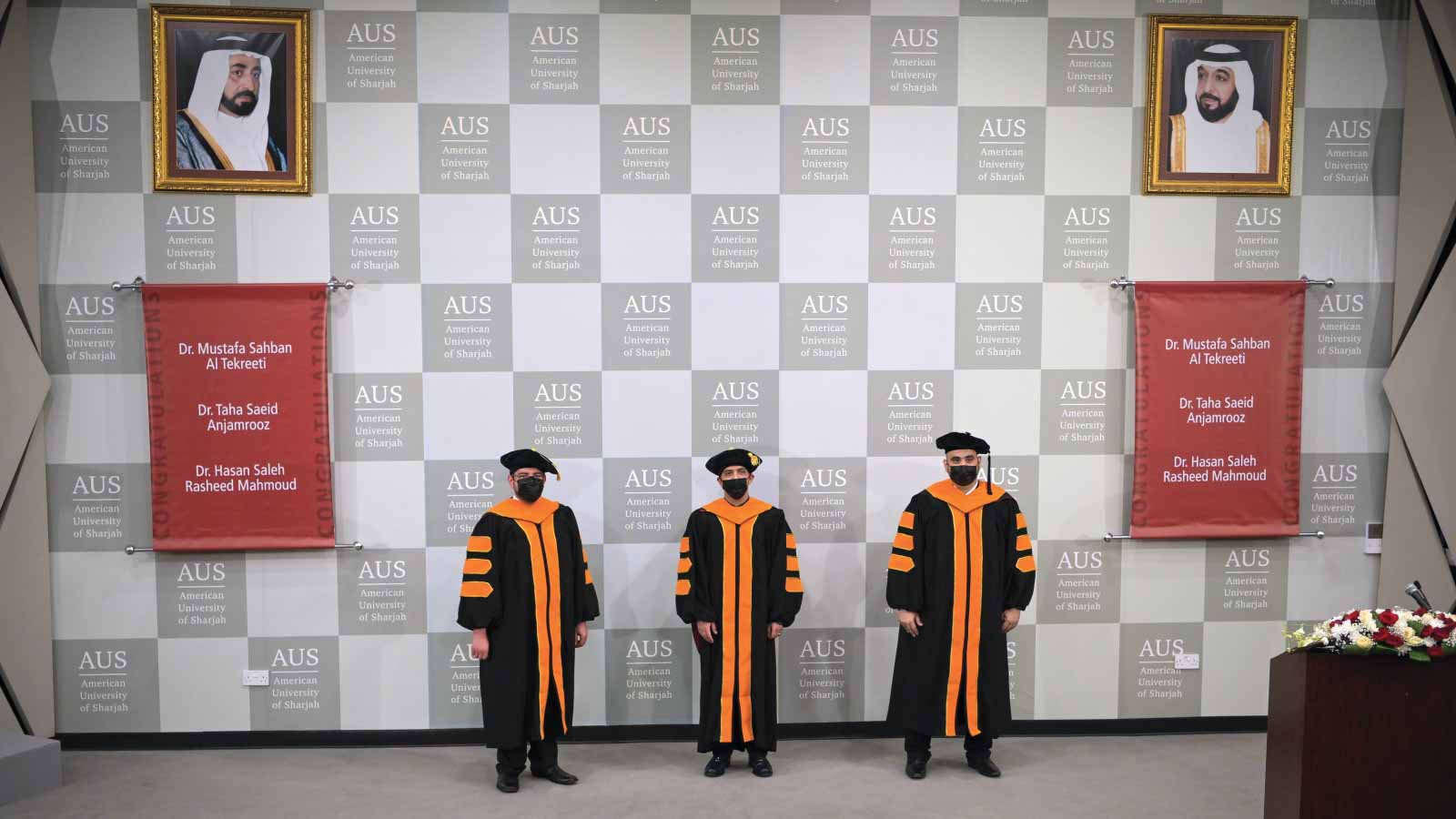 Image for the title: AUS celebrates graduation of first PhD candidates 