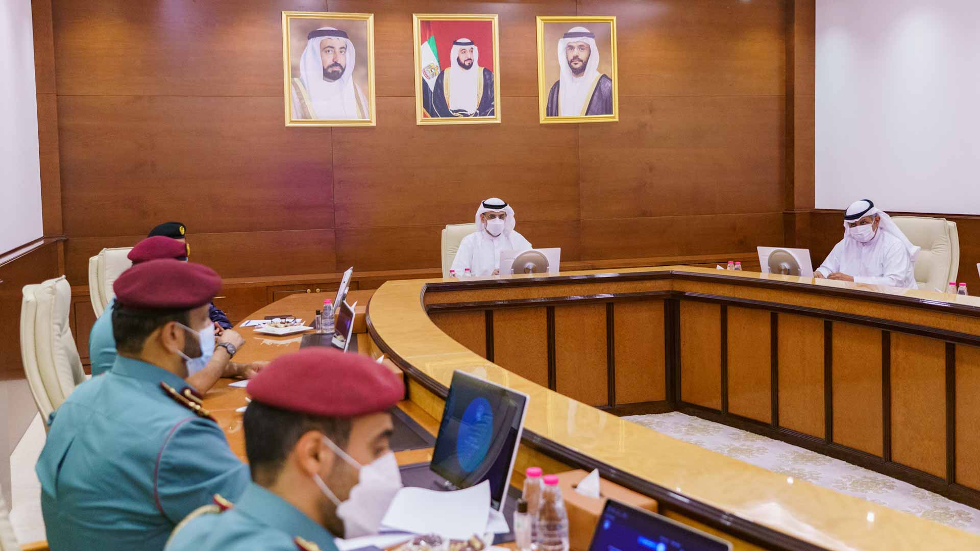 Image for the title: Sharjah Crown Prince chairs meeting of SPA 