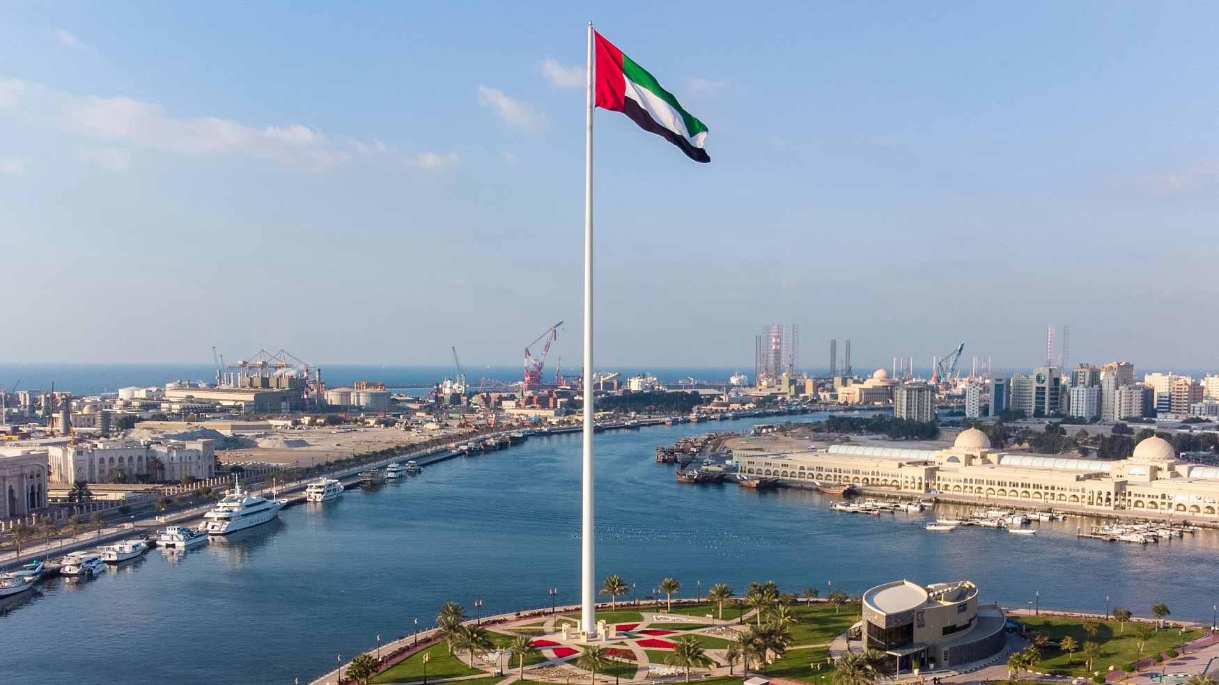 Image for the title: The Flag Island to celebrate the International Day of Yoga  