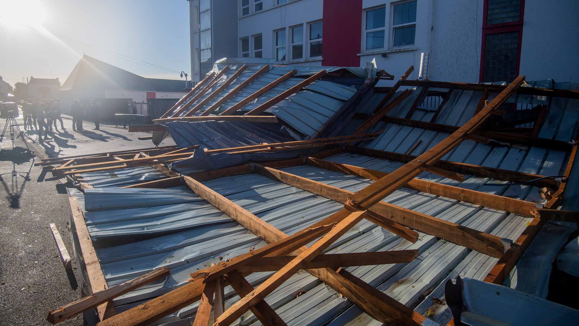 Image for the title: Five dead in Belgium school collapse 