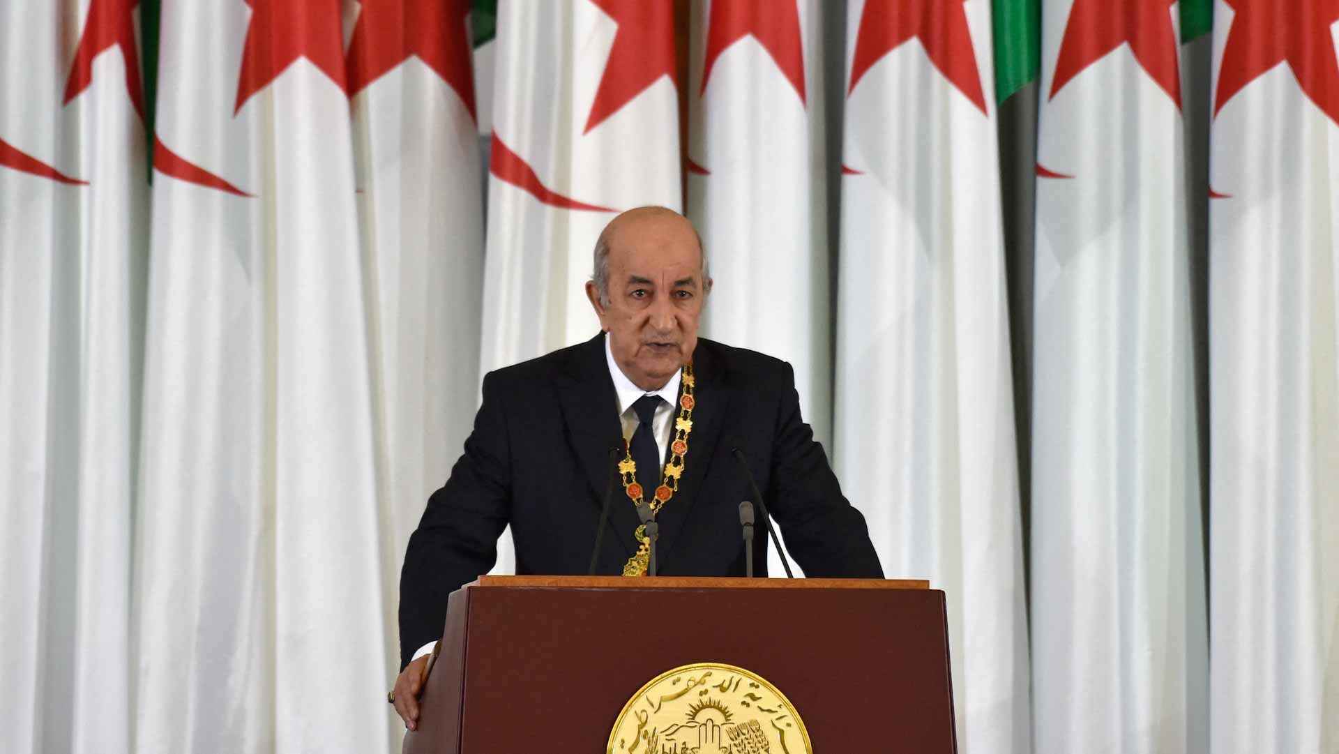 Image for the title: Algeria president starts consultations on new government 