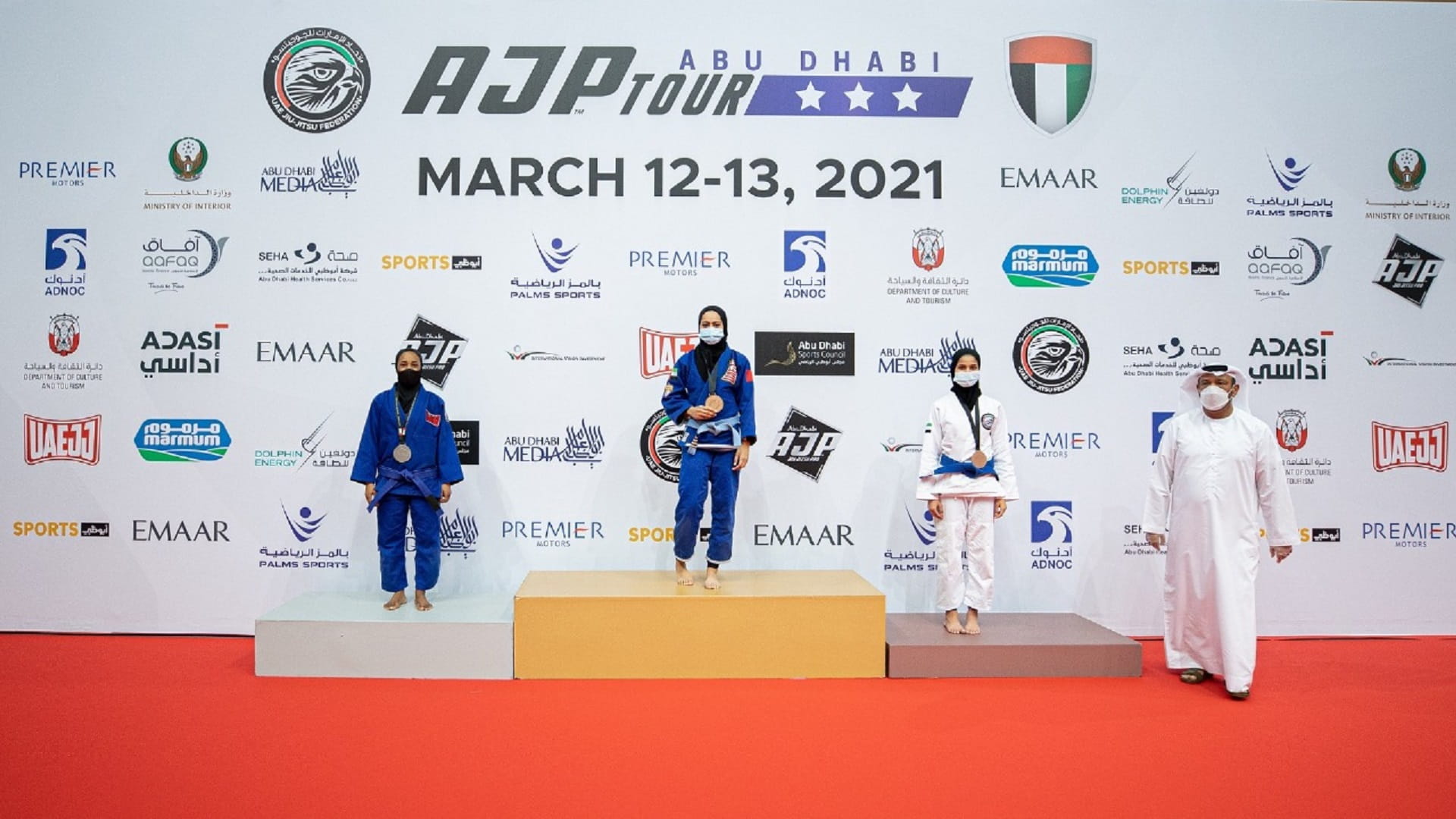 Image for the title: 500 athletes from 30 countries face off at Abu Dhabi Int’l Pro 