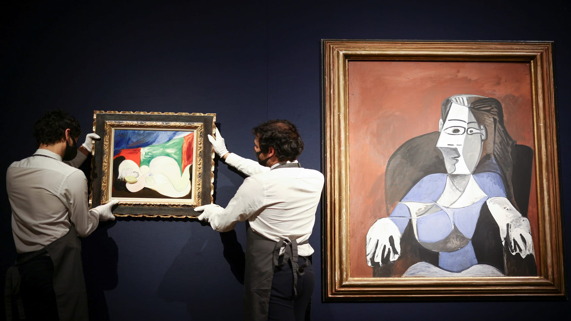 Image for the title: Picasso, Miro as well as Banksy for sale at auction 