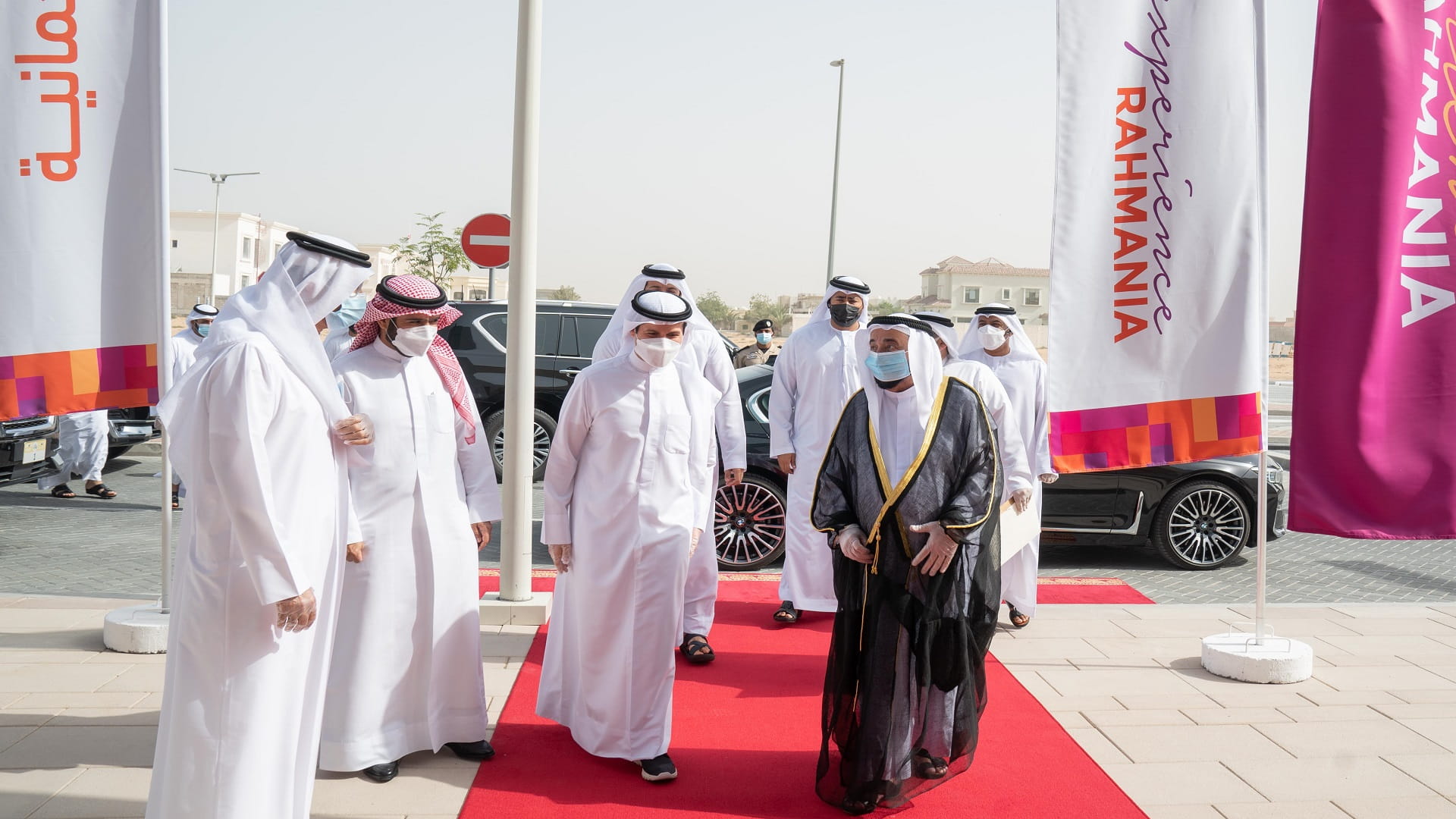 Image for the title: Sharjah Ruler inaugurates 'Rahmania Mall' 