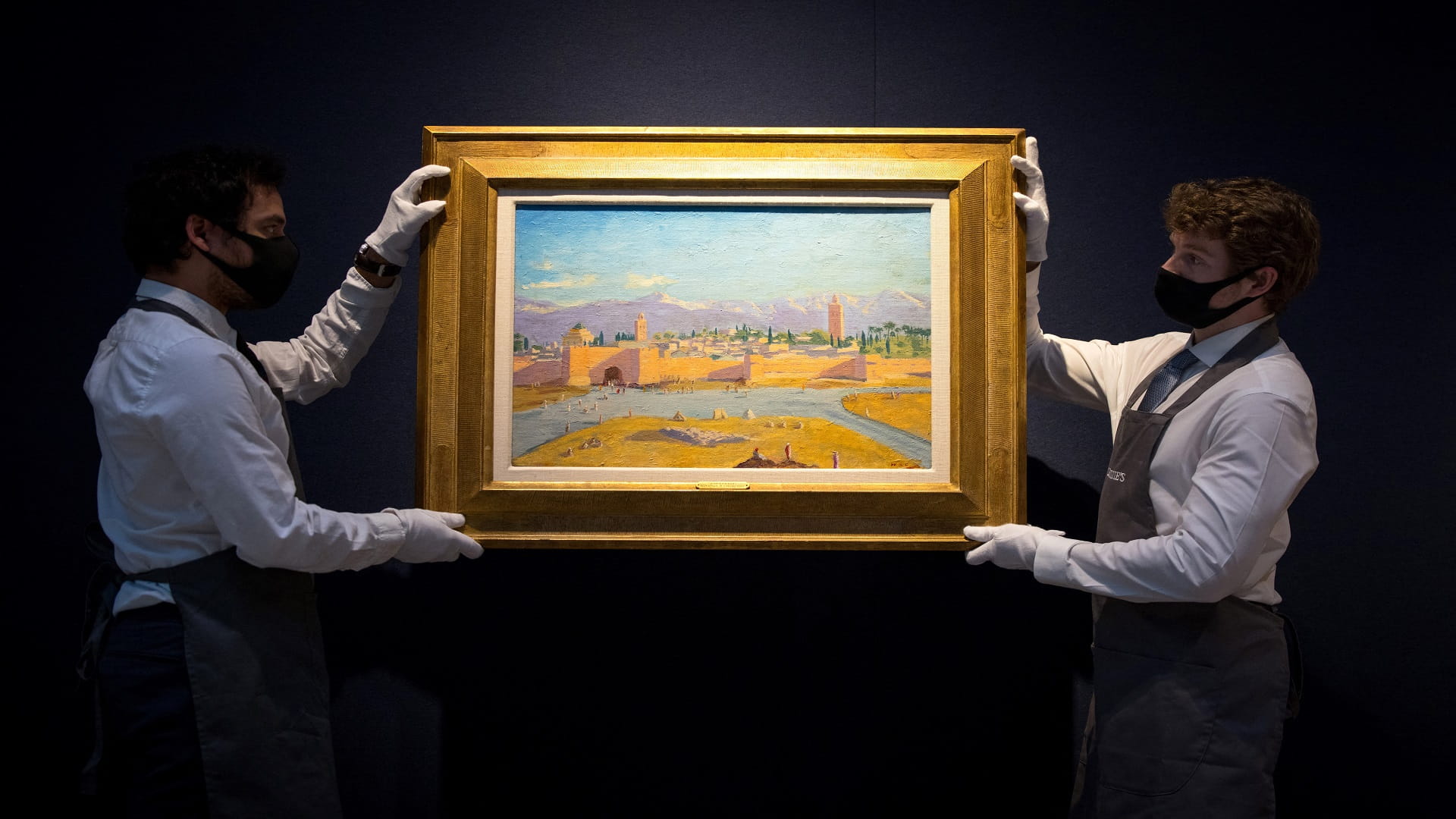 Image for the title: Churchill's 'most important' painting sells for £7 mn 