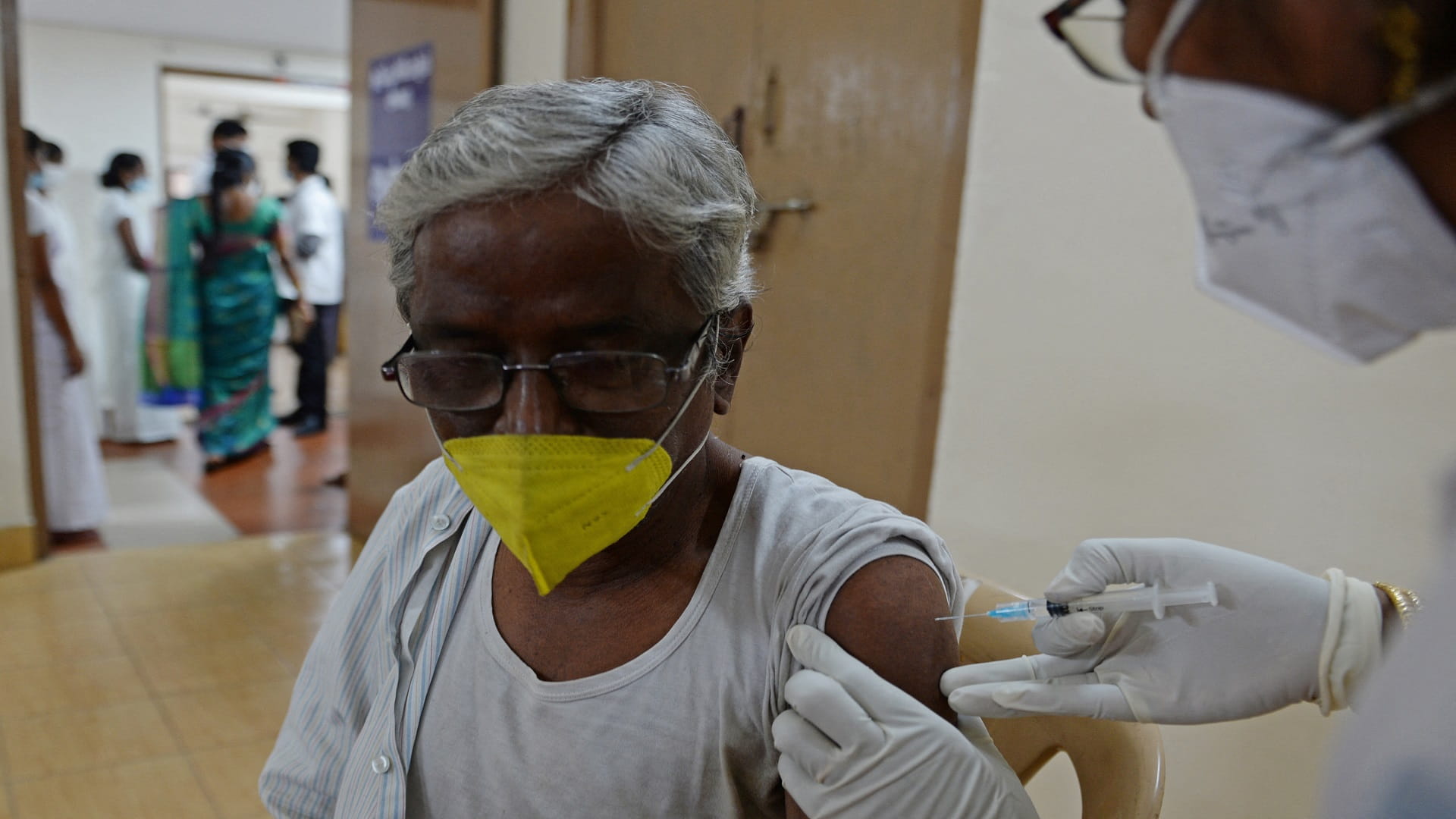 Image for the title: India's new daily coronavirus cases hit four-month high 