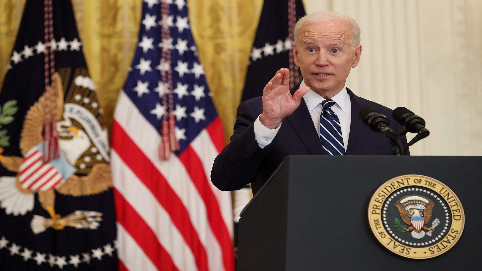 Image for the title: Biden: China's Xi doesn't have a 'democratic bone' in his body 