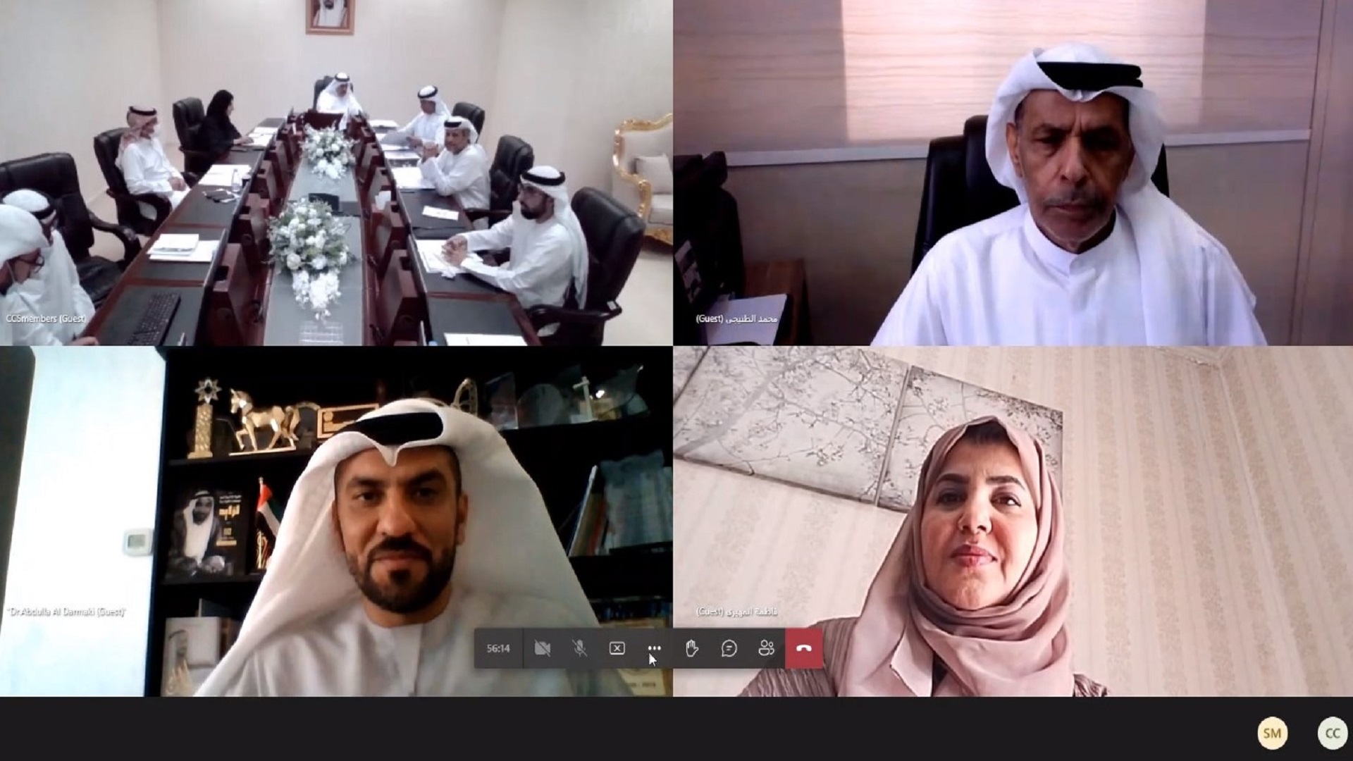 صورة بعنوان: "استشاري الشارقة" يناقش برنامج أعمال جلساته ويستقبل أسئلة الأعضاء  