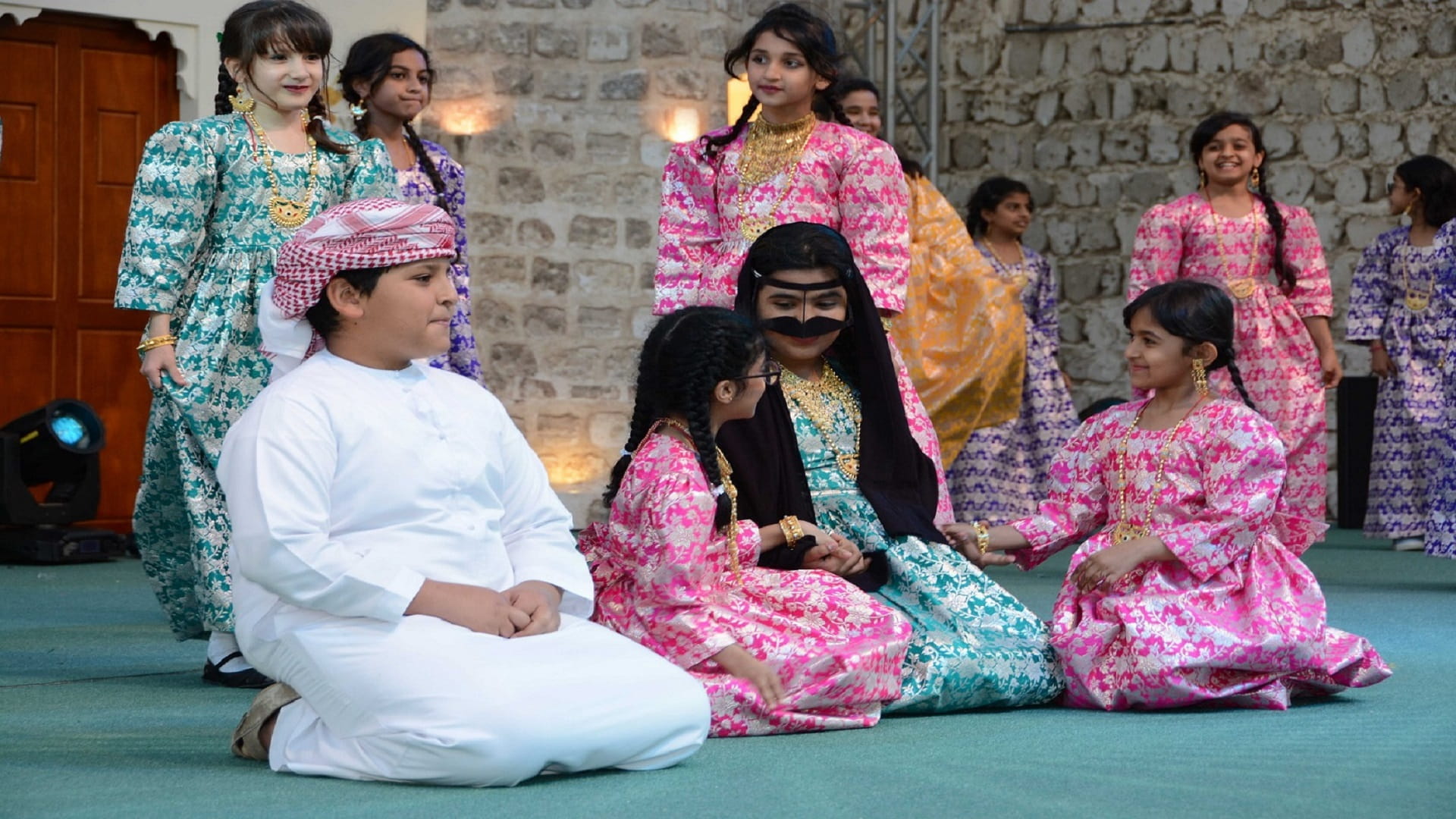 Image for the title: SHD celebrates 'Haq Al Leila' with children 