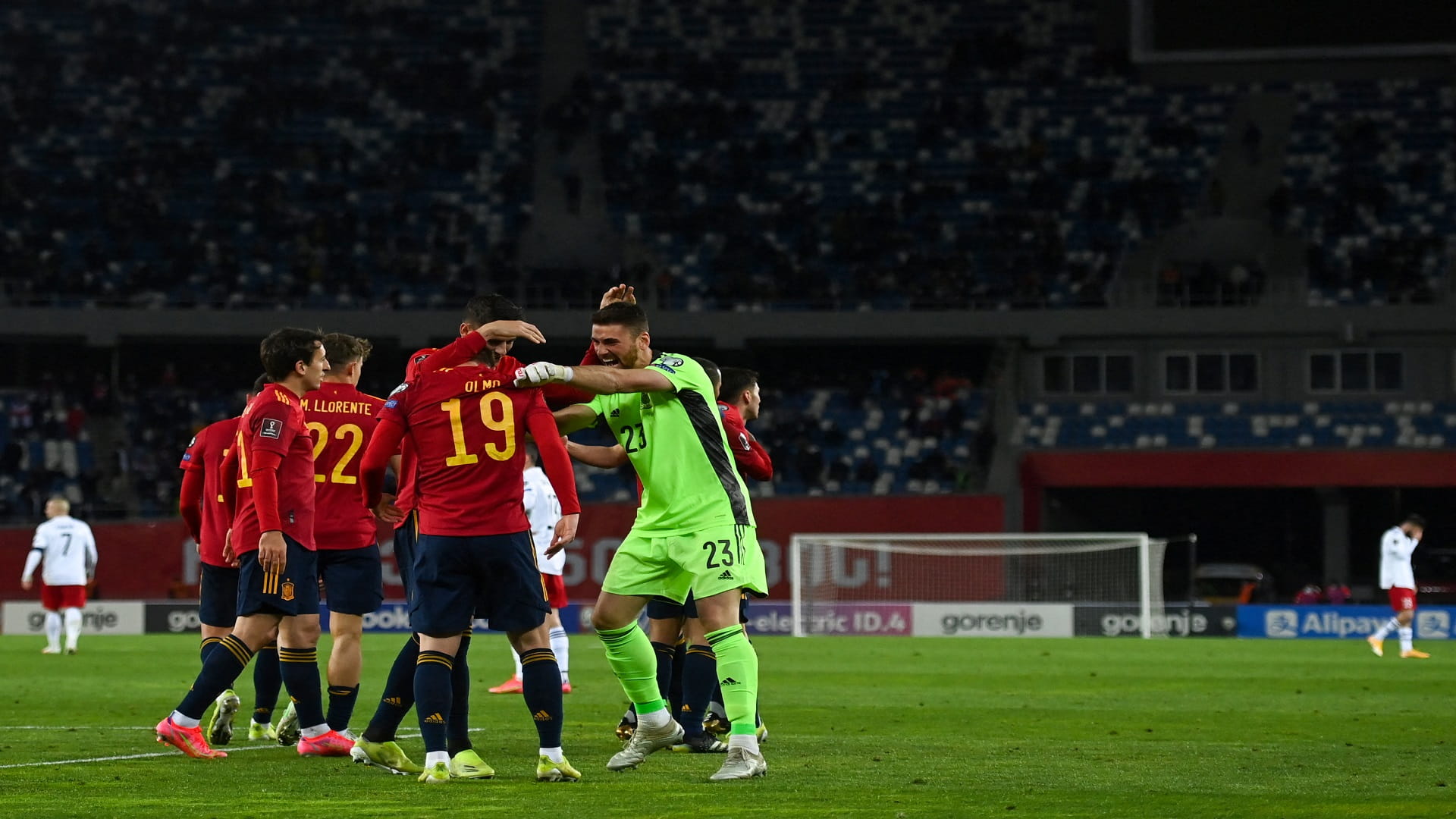 صورة بعنوان: منتخب إسبانيا يتخطى بصعوبة جورجيا في تصفيات المونديال 