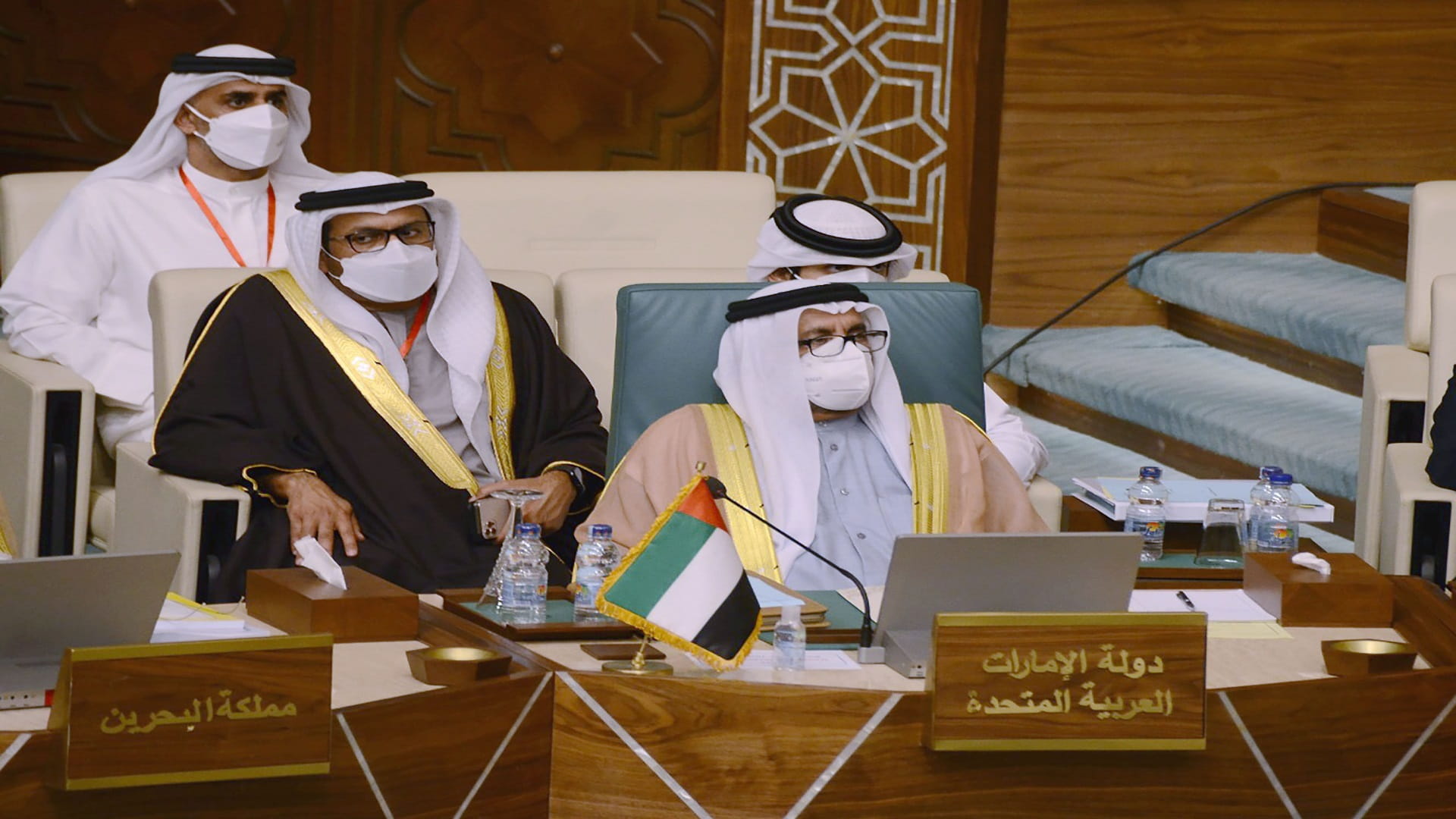 Image for the title: UAE chairs an AL meeting on Iran's meddling in Arab affairs 