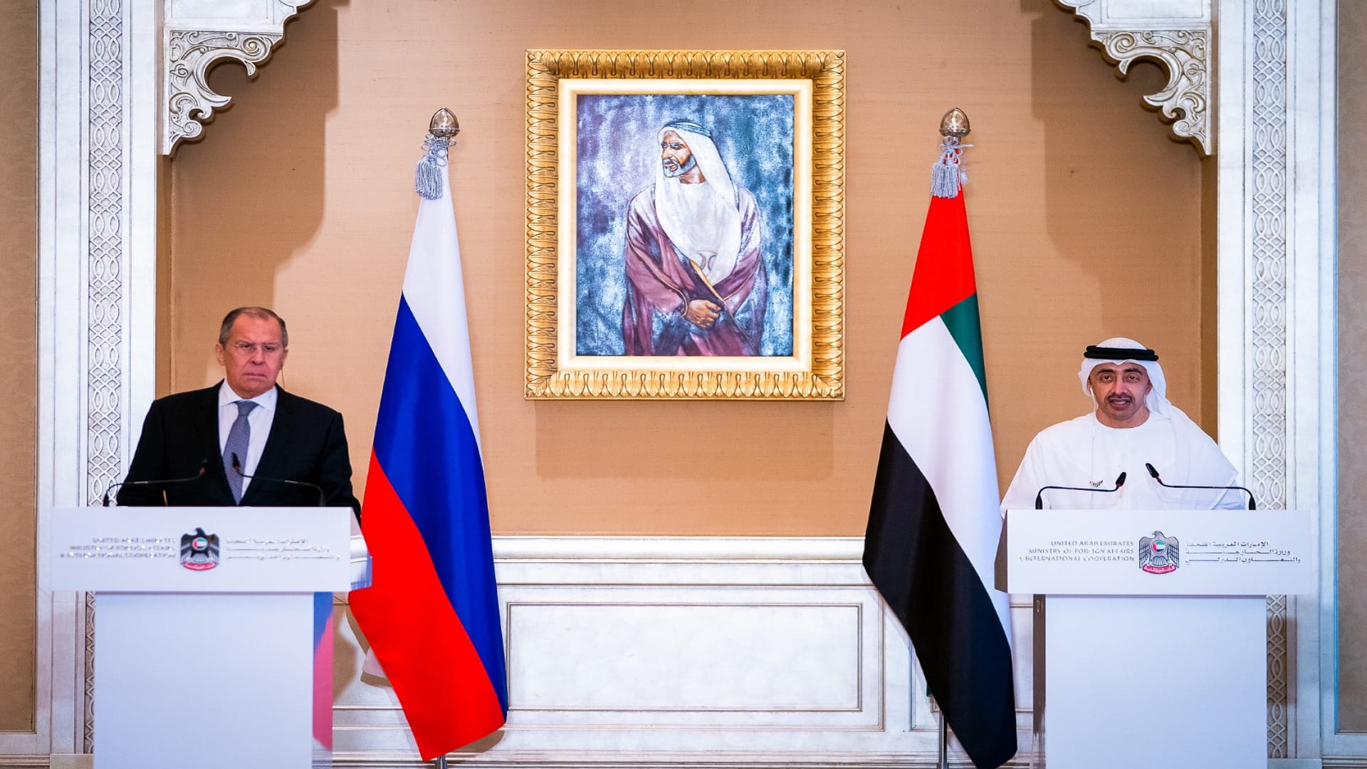 Image for the title: Abdullah bin Zayed: Emirati-Russian relations are profound 