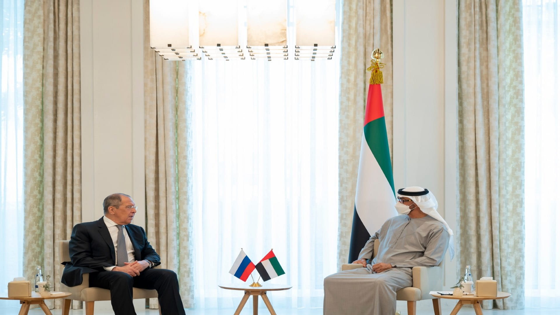 Image for the title: Abu Dhabi CP, Russian FM discuss strengthening bilateral ties 