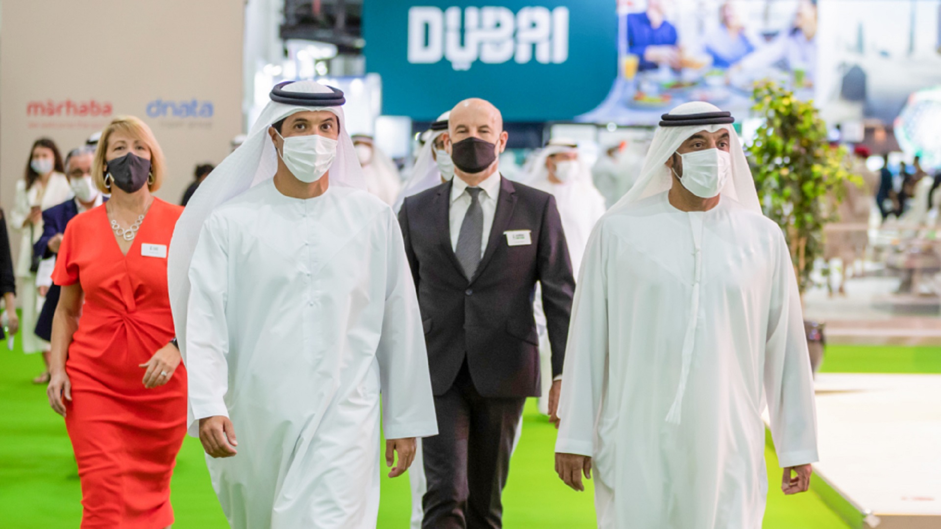 Image for the title: Ahmed bin Saeed opens Arabian Travel Market 2021 